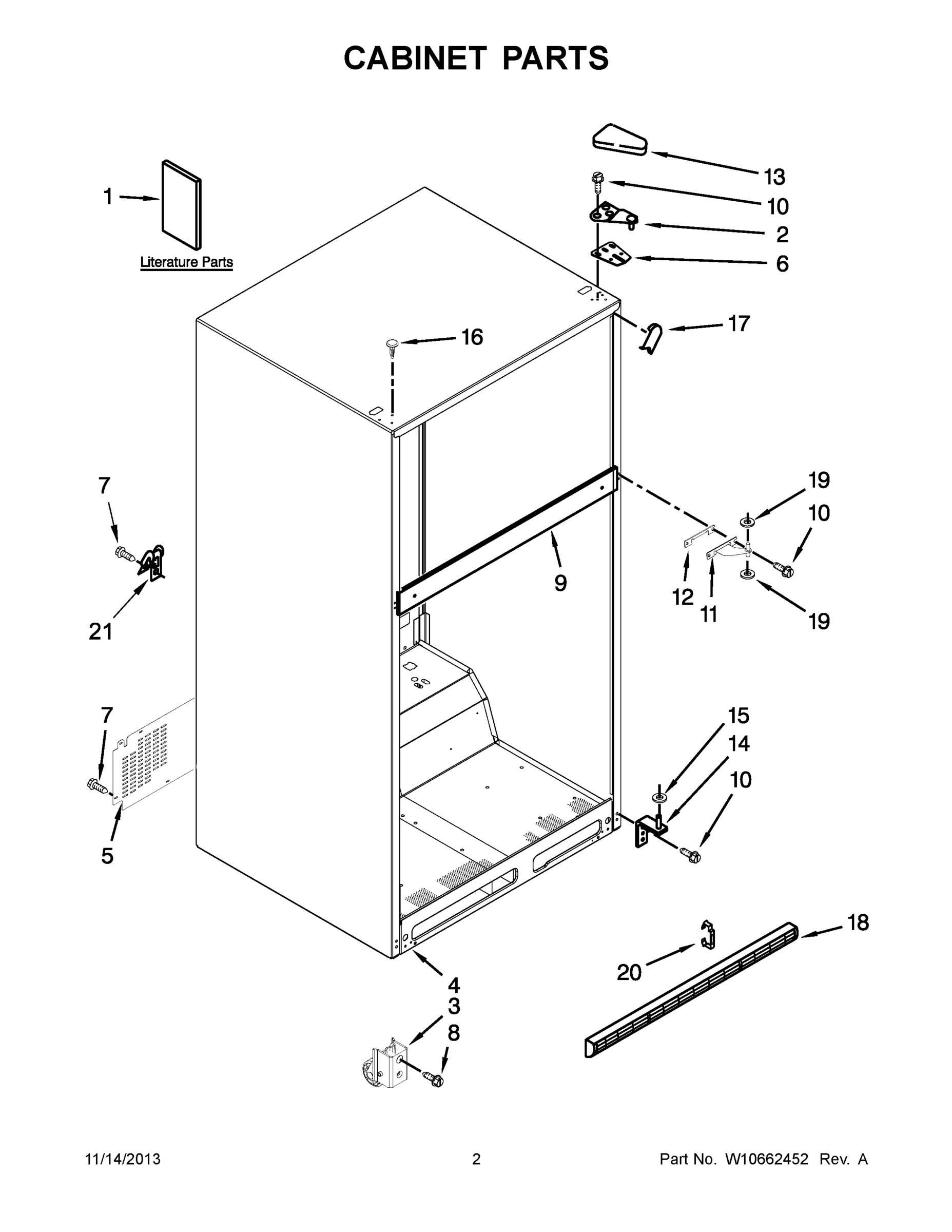 02 - CABINET PARTS