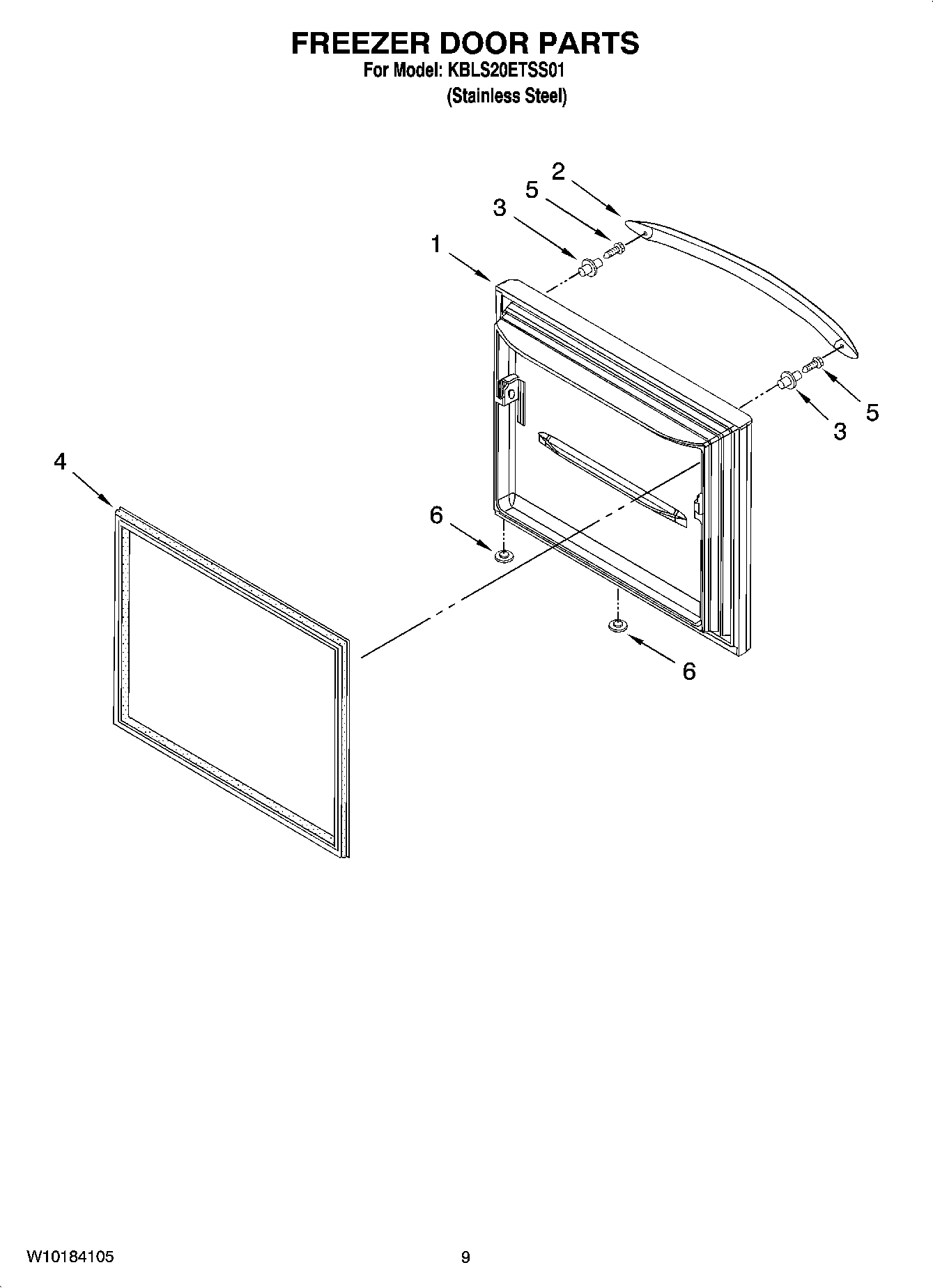 05 - FREEZER DOOR PARTS