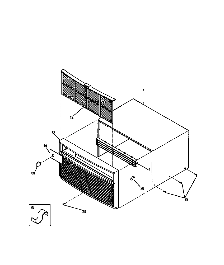 02 - CABINET FRONT AND WRAPPER