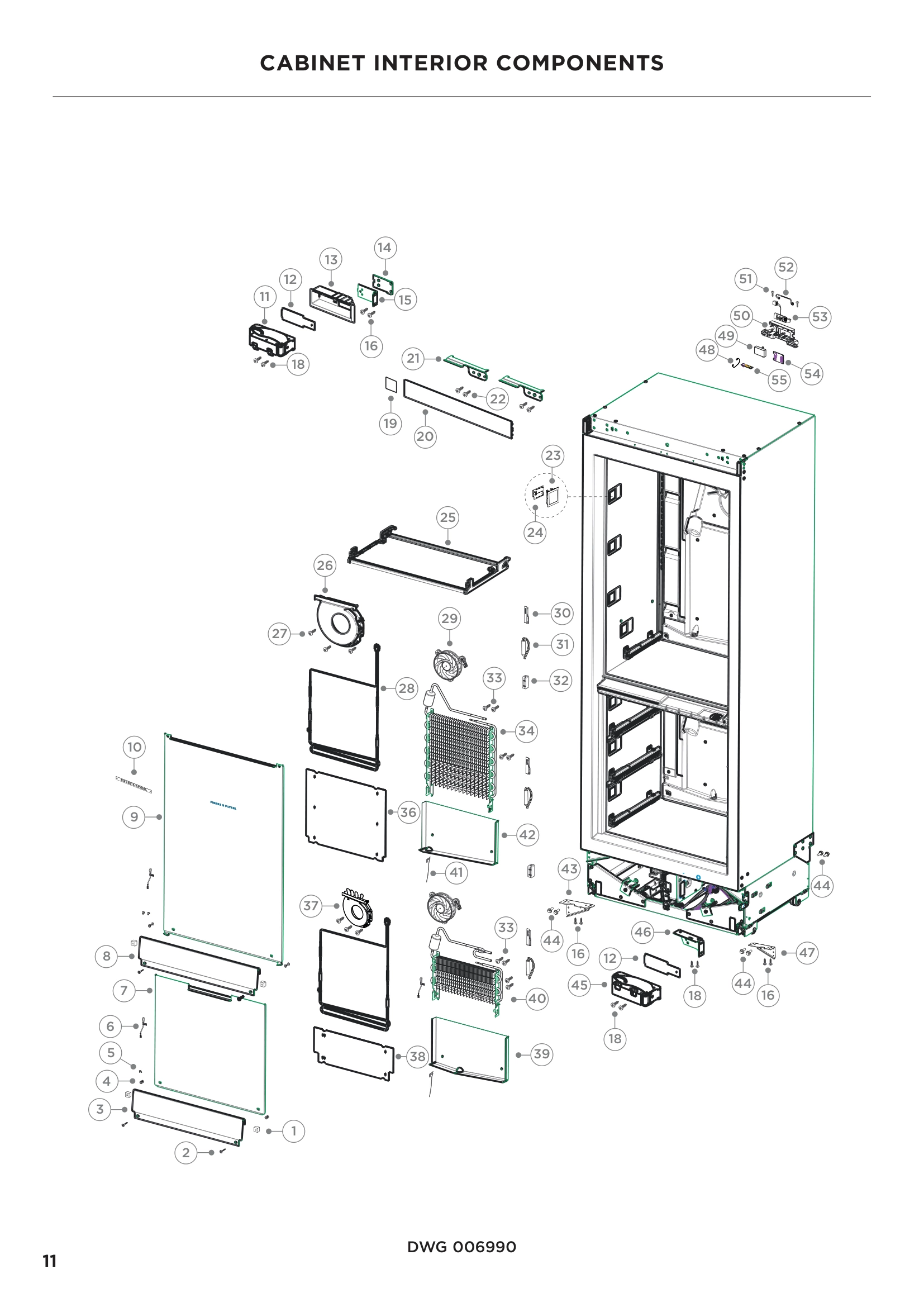 CABINET INTERIOR COMPONENTS