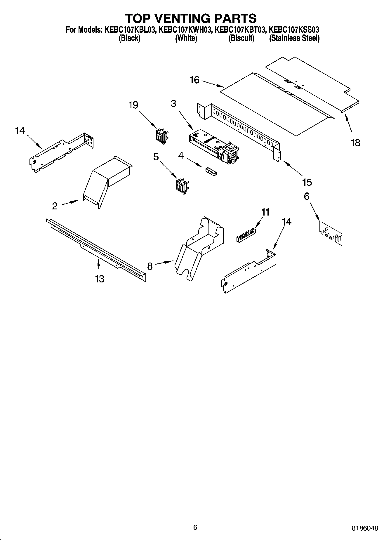 05 - TOP VENTING PARTS, OPTIONAL PARTS