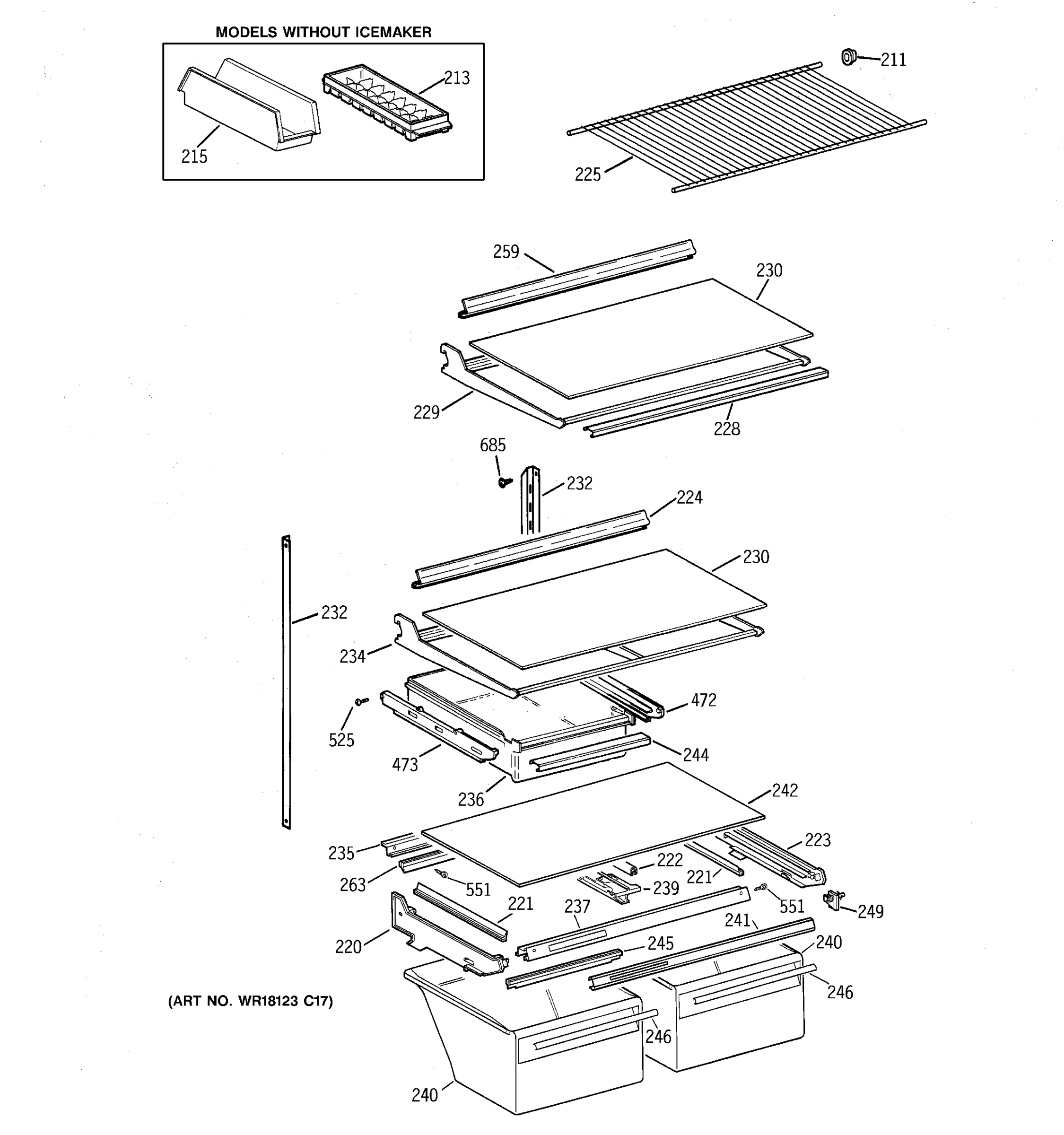 SHELF PARTS