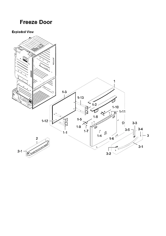 Freezer Door Parts