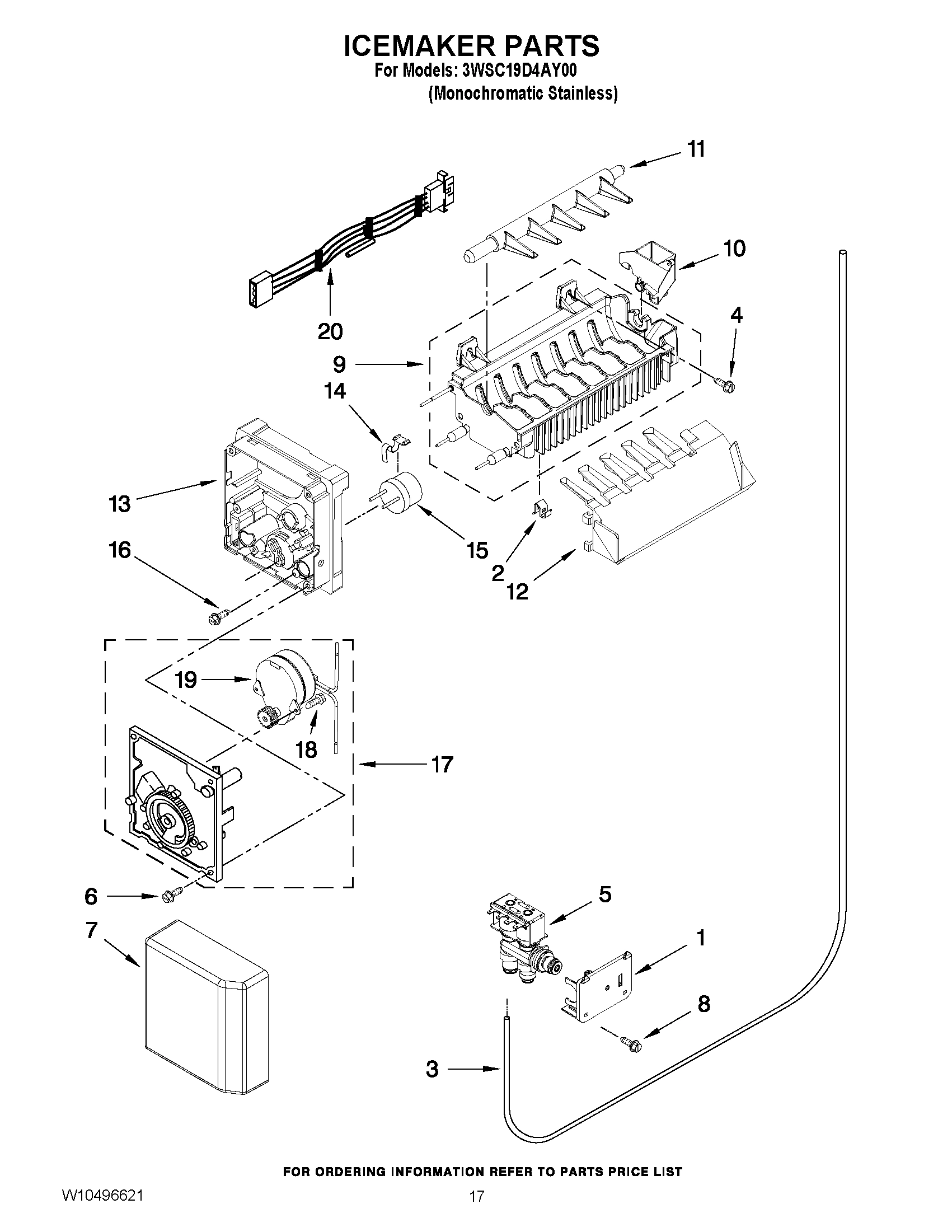 10 - ICEMAKER PARTS