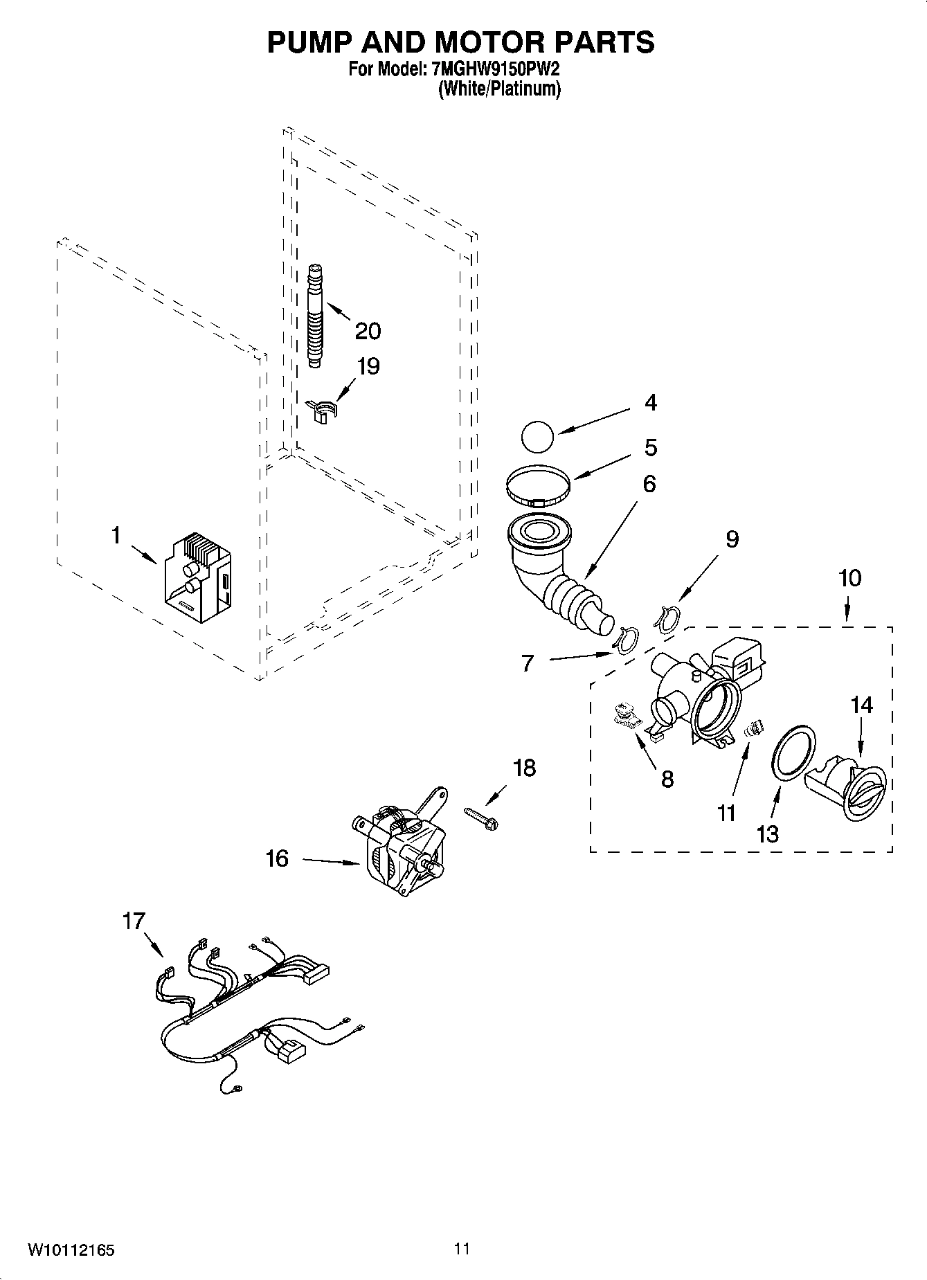 06 - PUMP AND MOTOR PARTS, OPTIONAL PARTS (NOT INCLUDED)
