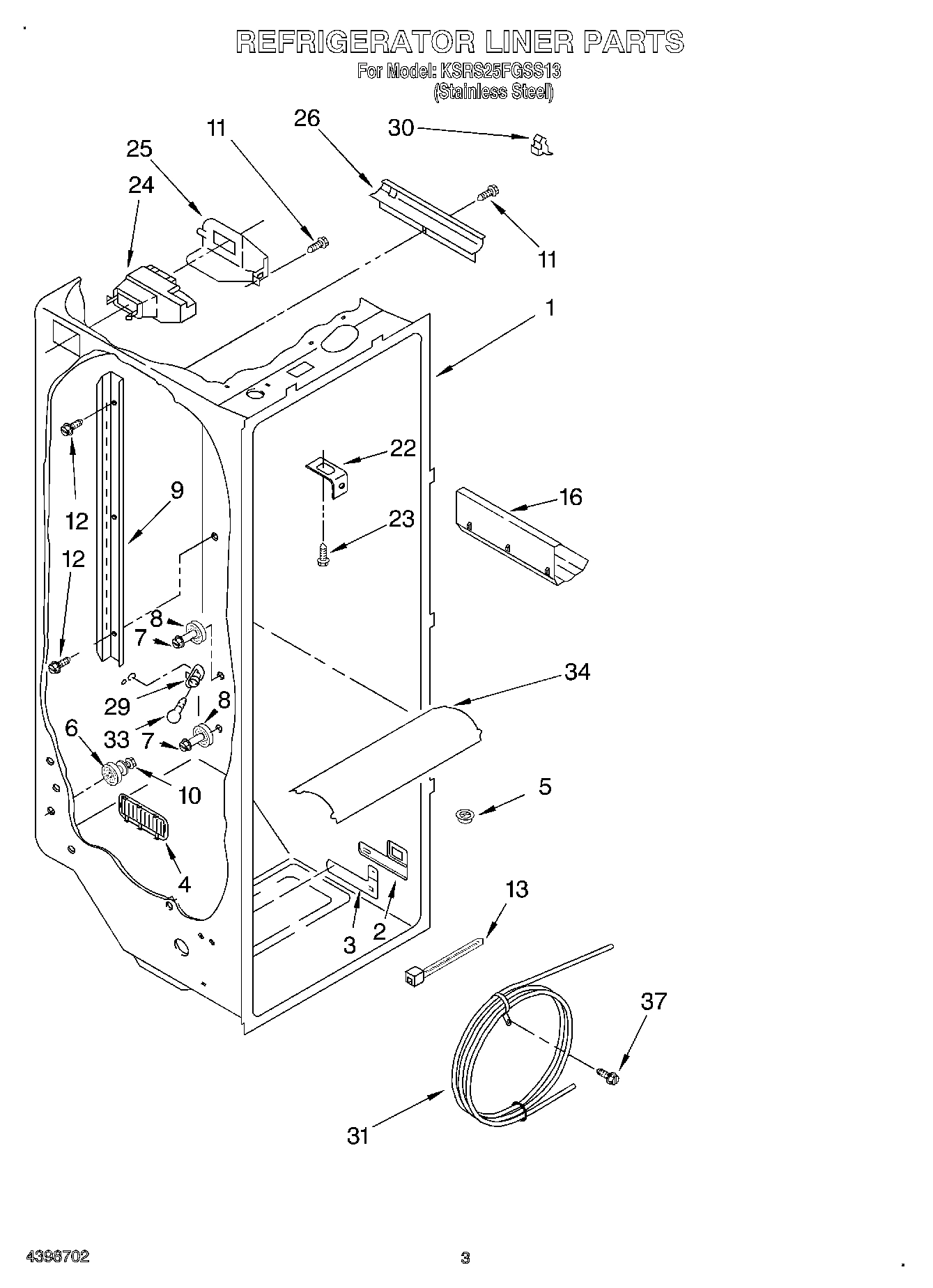 02 - REFRIGERATOR LINER