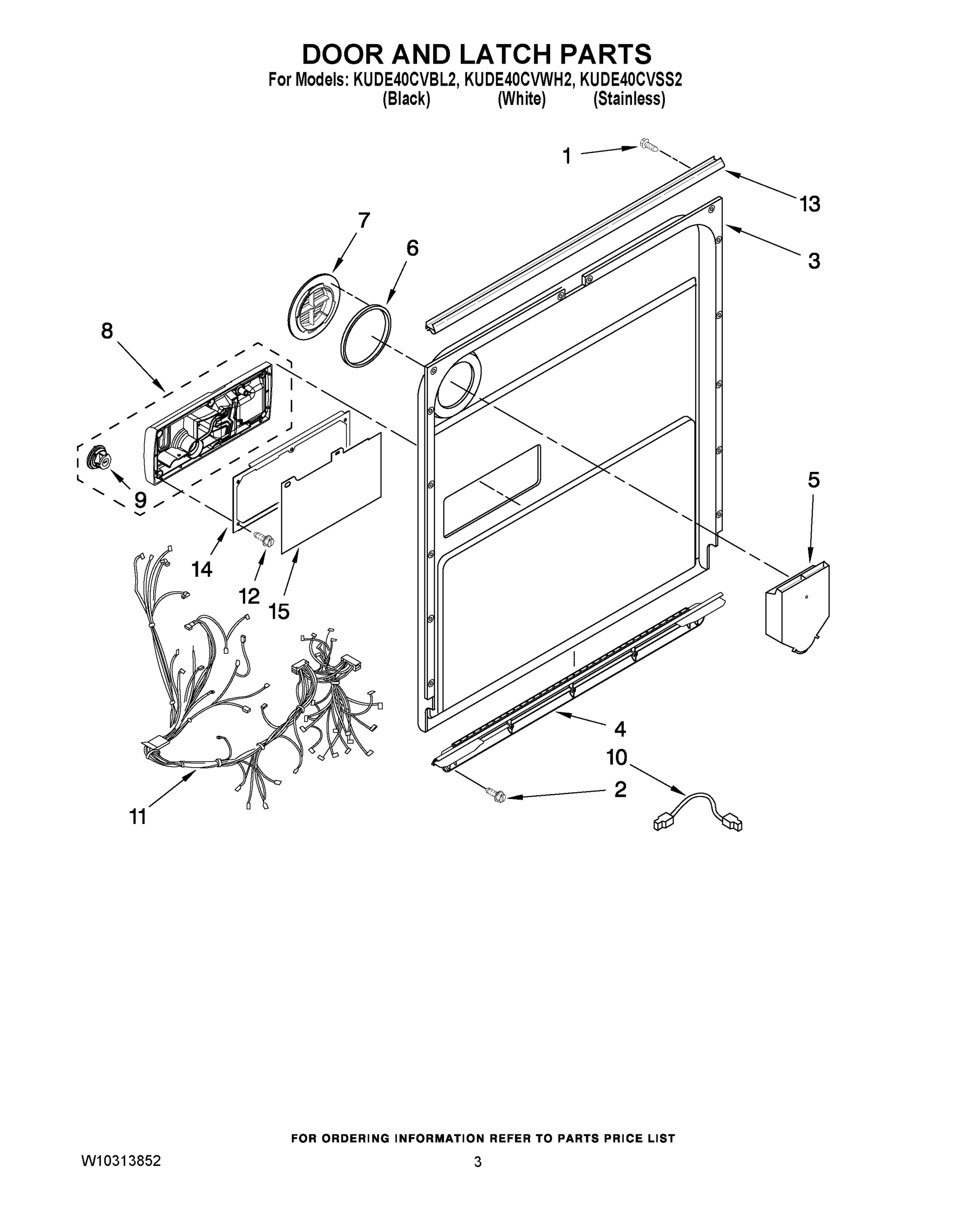 03 - DOOR AND LATCH PARTS