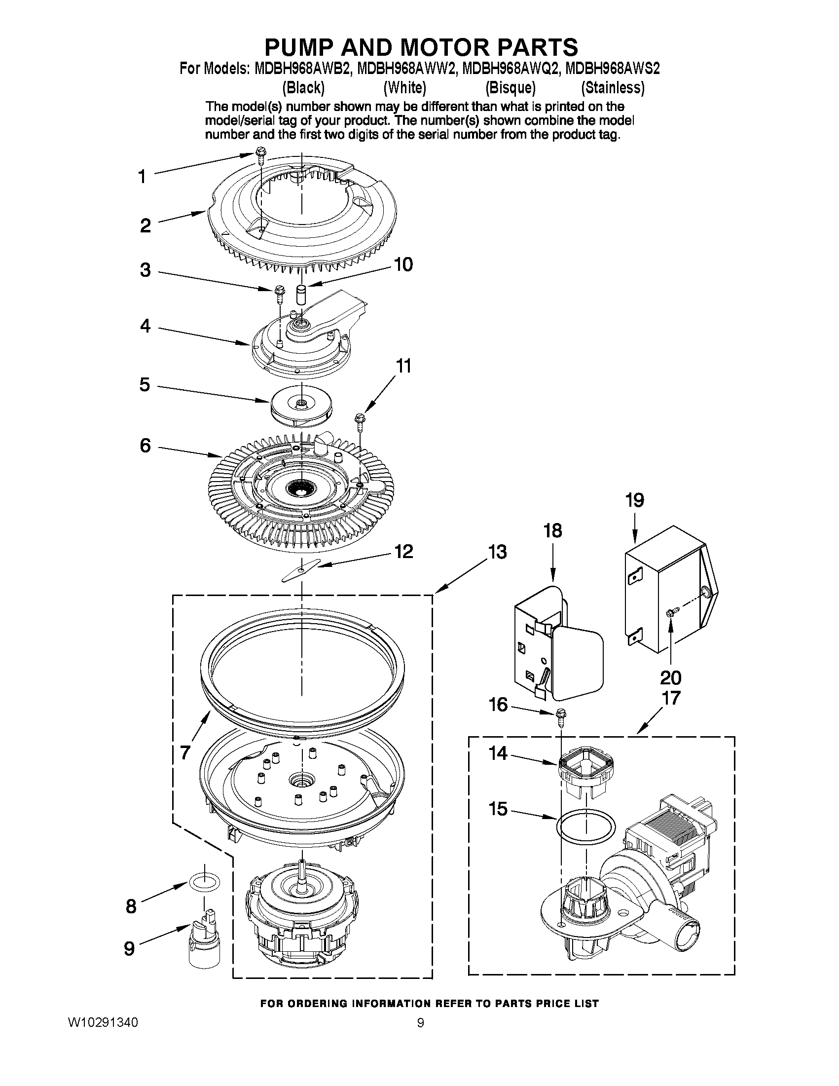 08 - PUMP AND MOTOR PARTS