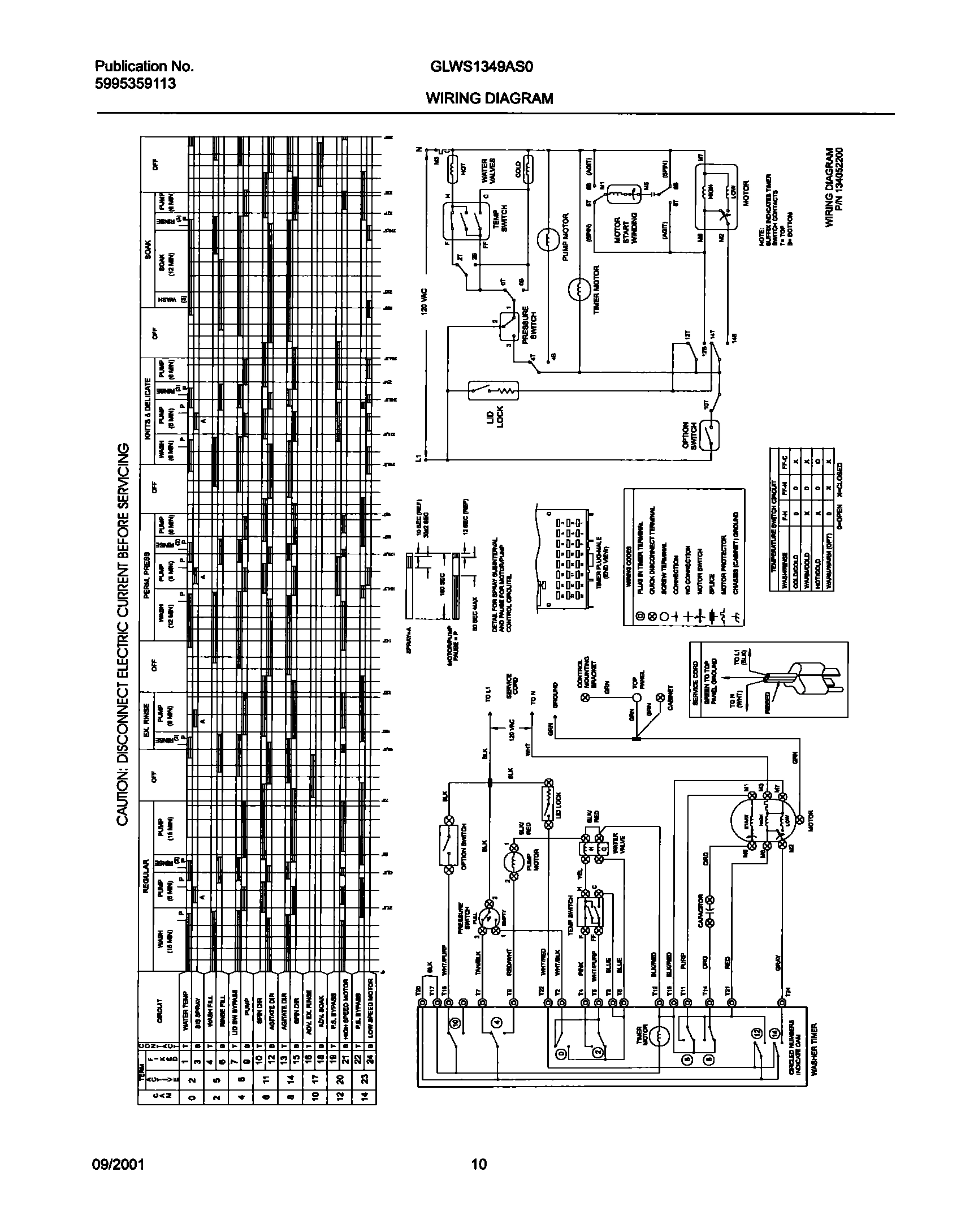 10 - 134052200 WIRING DIAGRAM