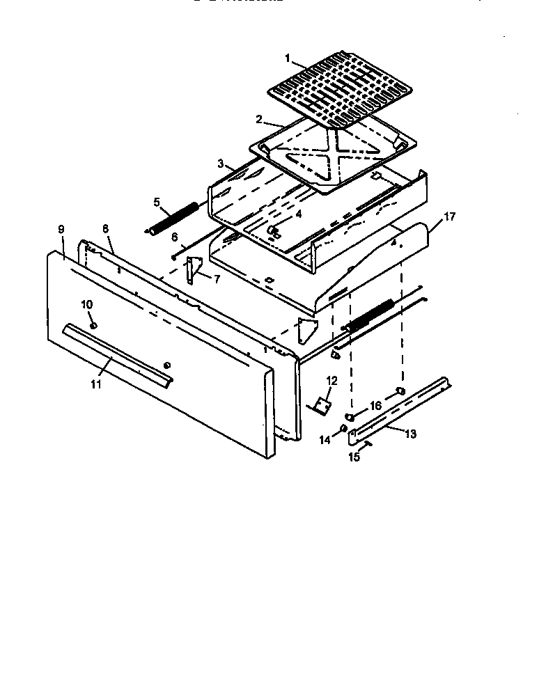 02 - BROILER DRAWER ASSY