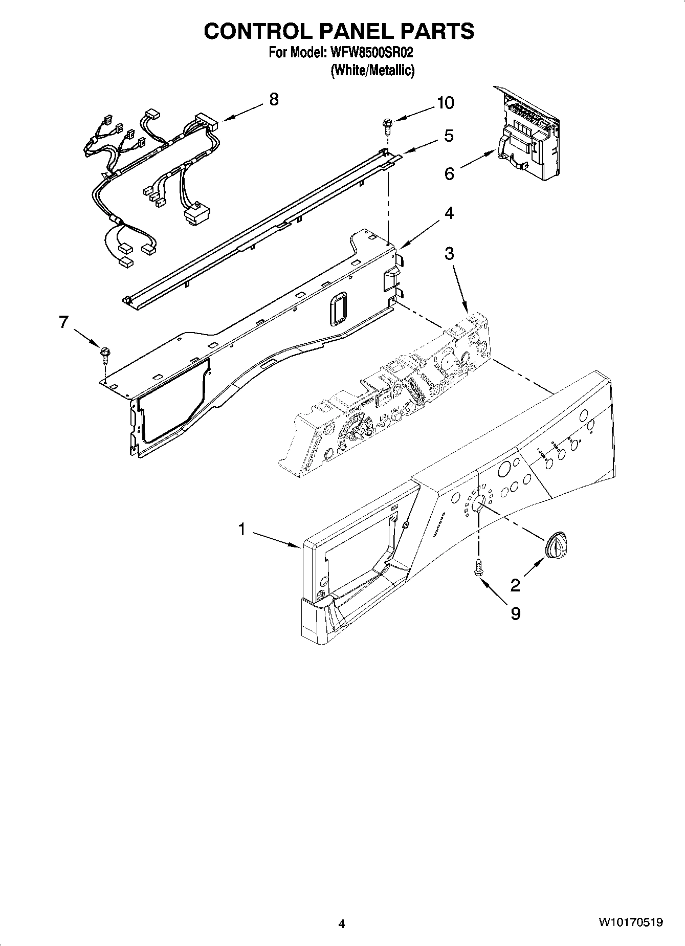 03 - CONTROL PANEL PARTS