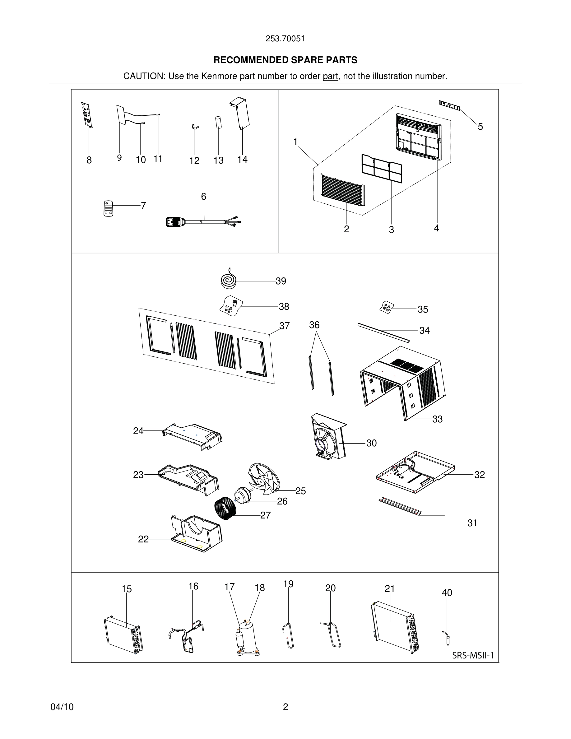 03 - RECOMMENDED SPARE PARTS