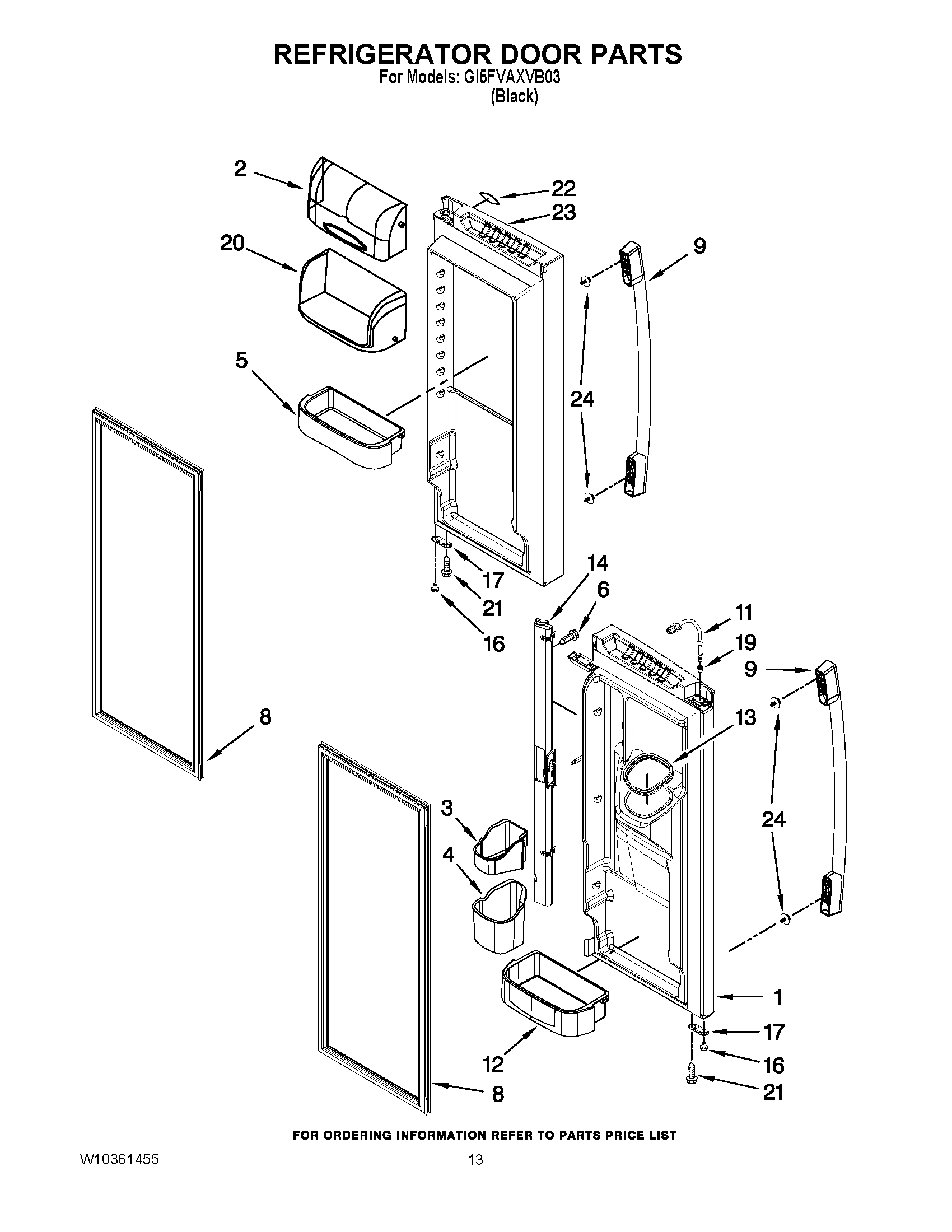 07 - REFRIGERATOR DOOR PARTS