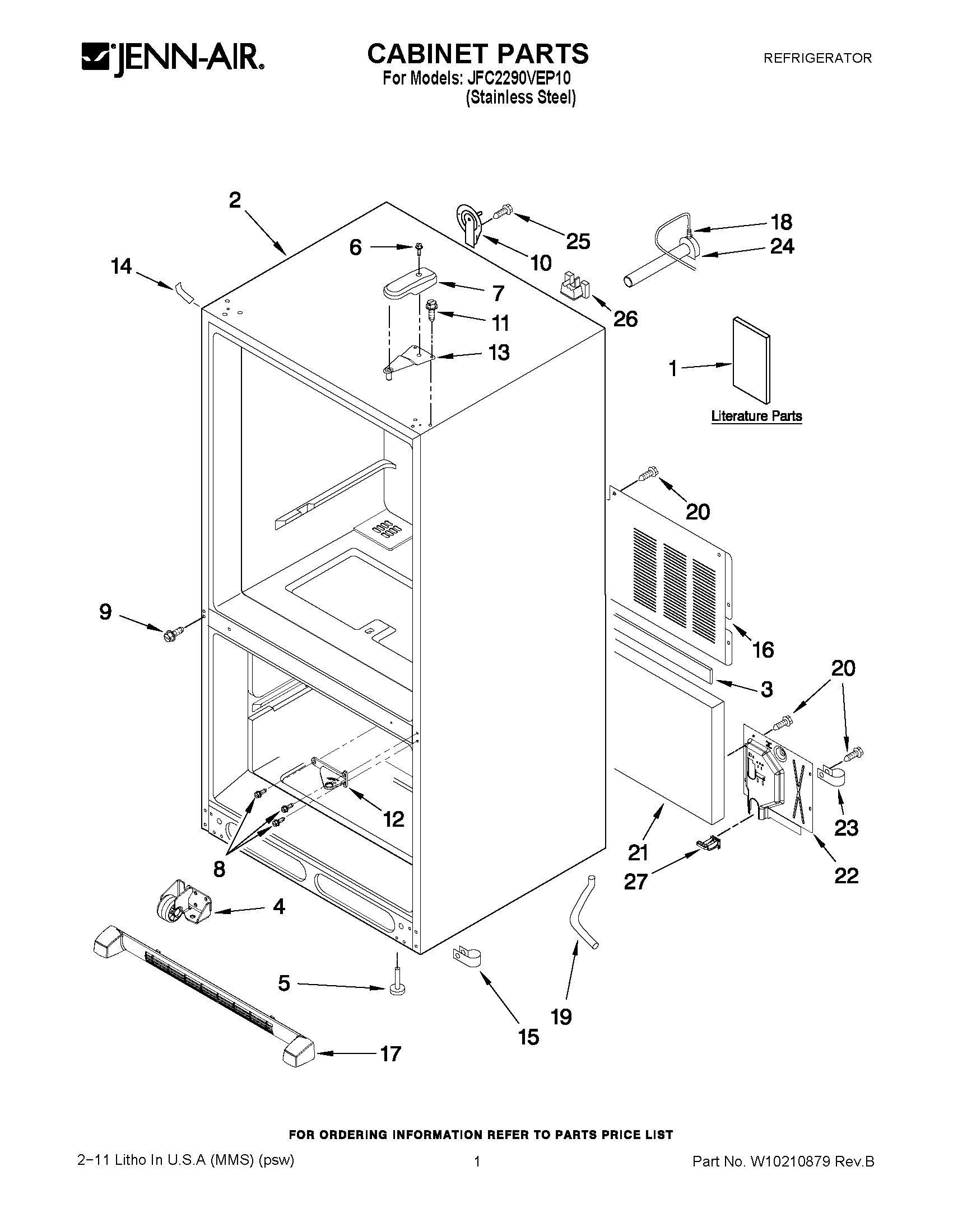 01 - CABINET PARTS