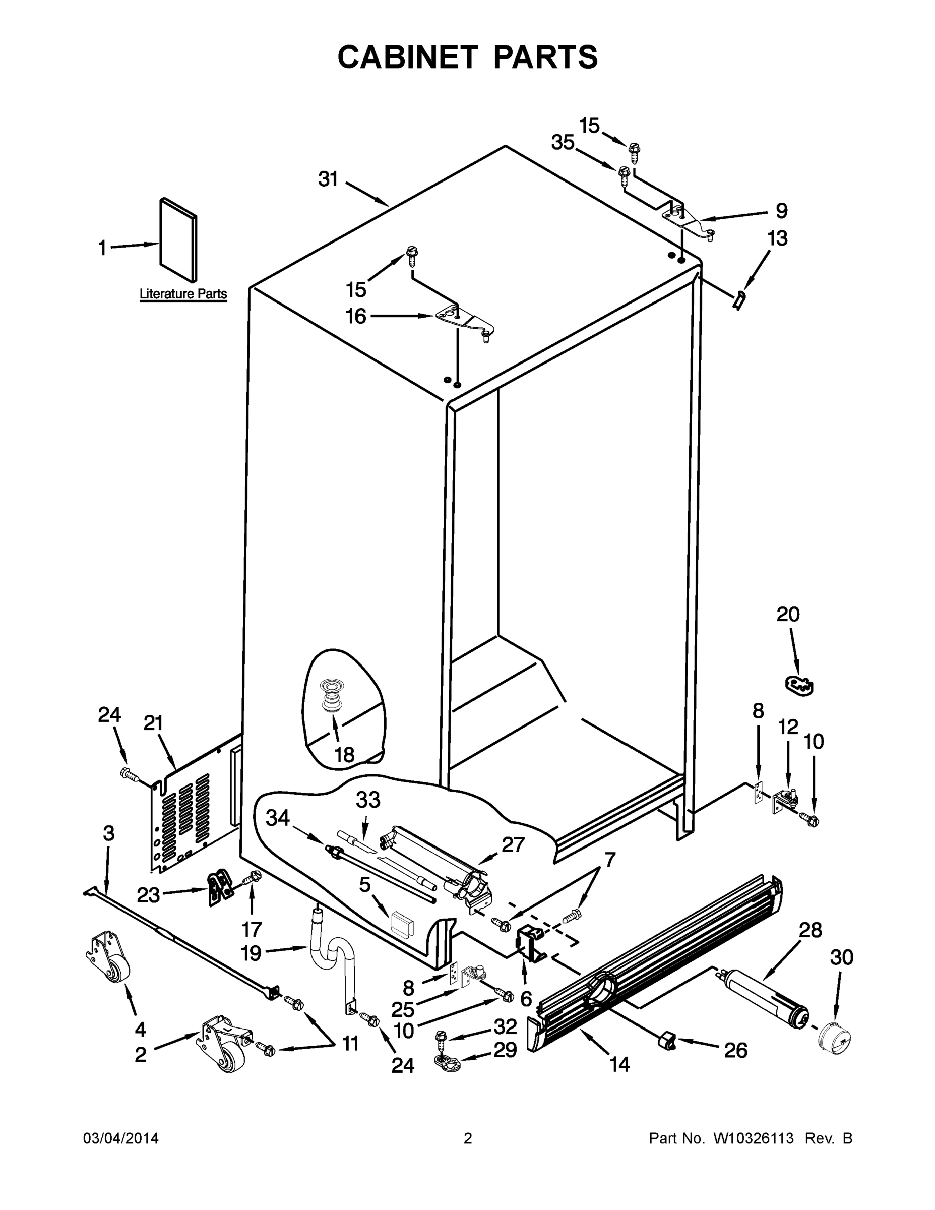 02 - CABINET PARTS