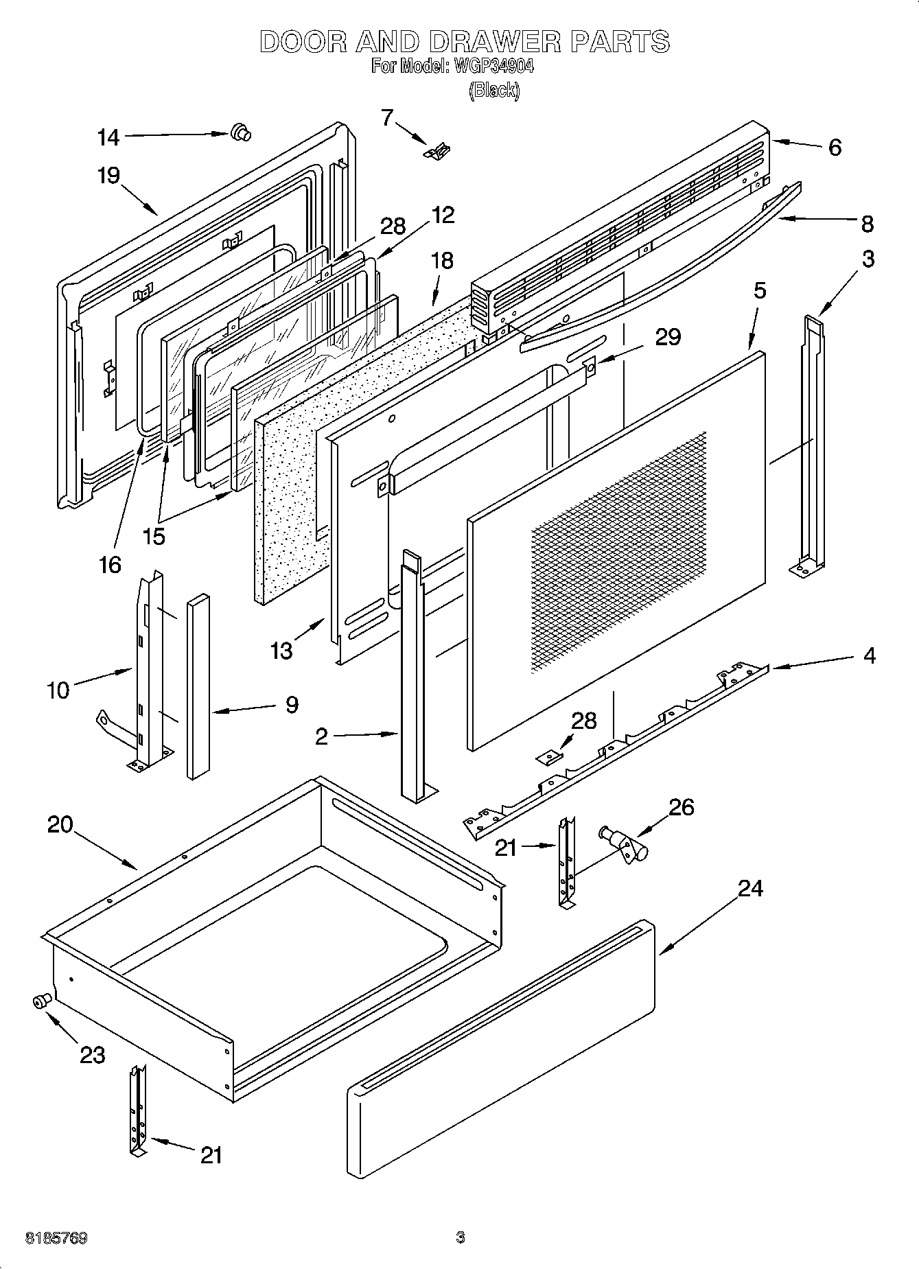 03 - DOOR AND DRAWER PARTS