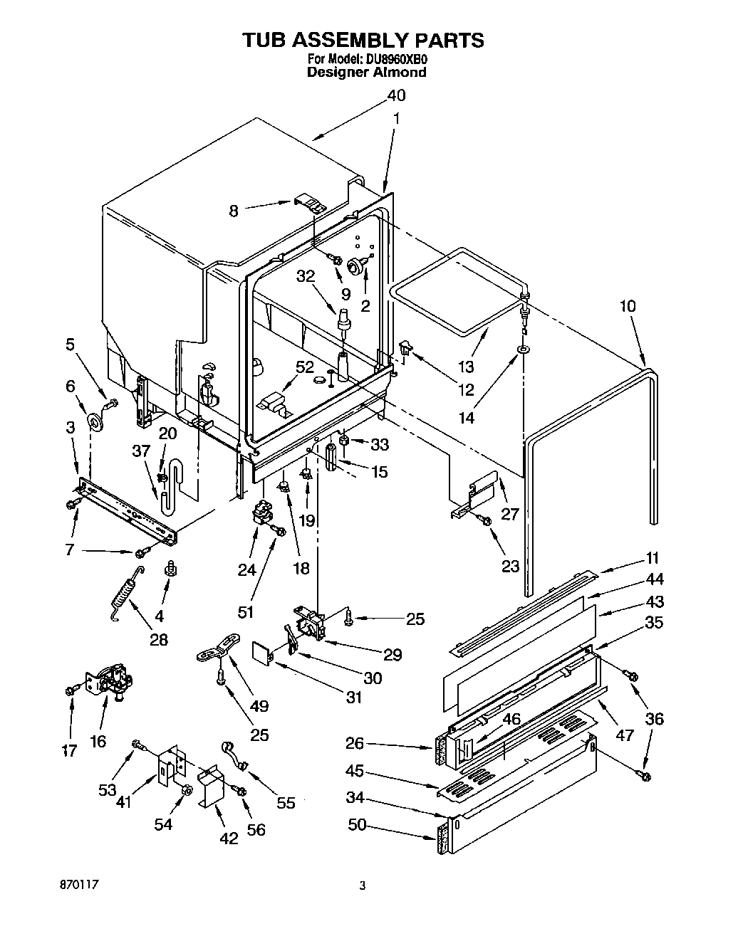03 - TUB ASSEMBLY