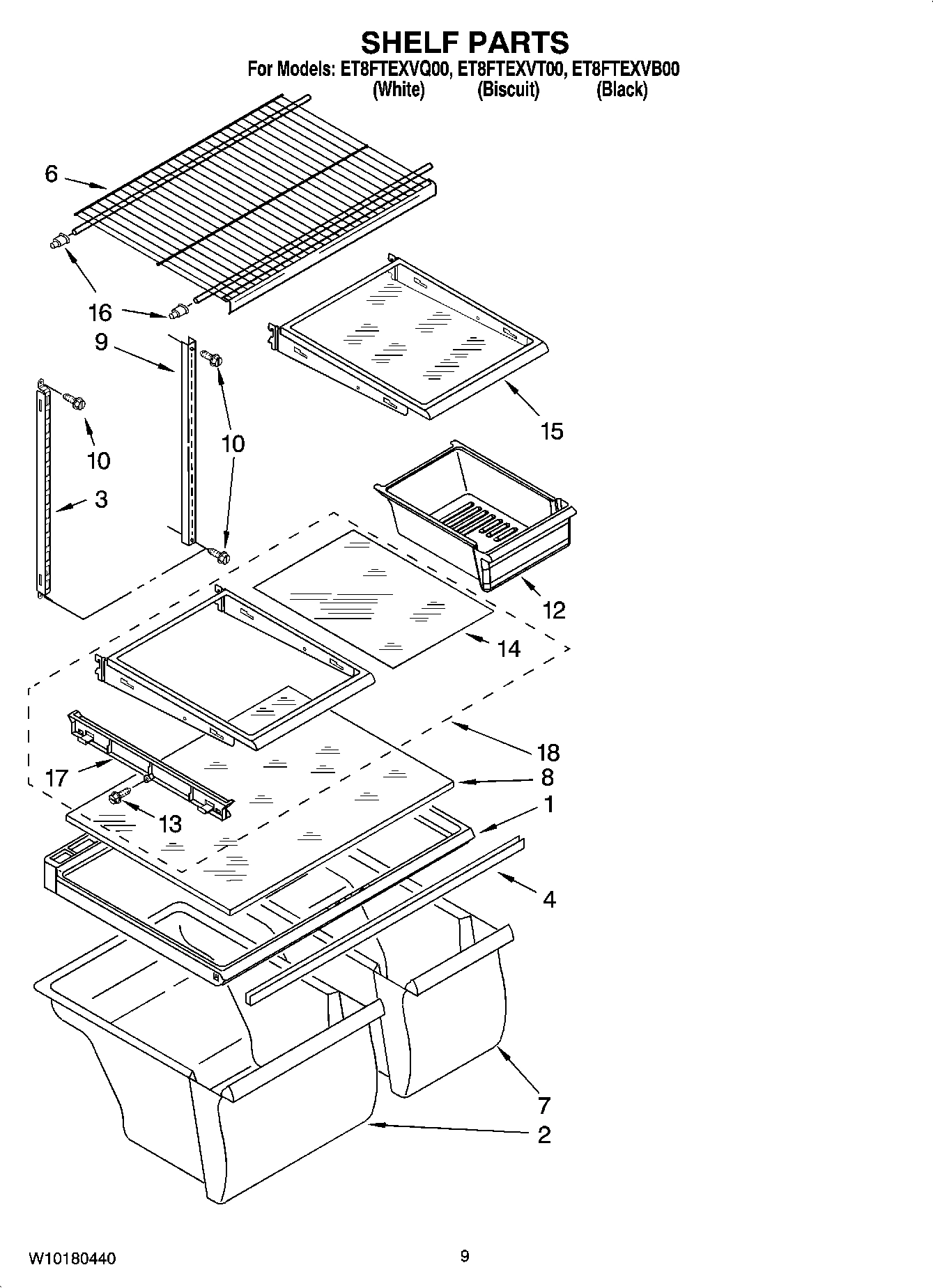 05 - SHELF PARTS, OPTIONAL PARTS