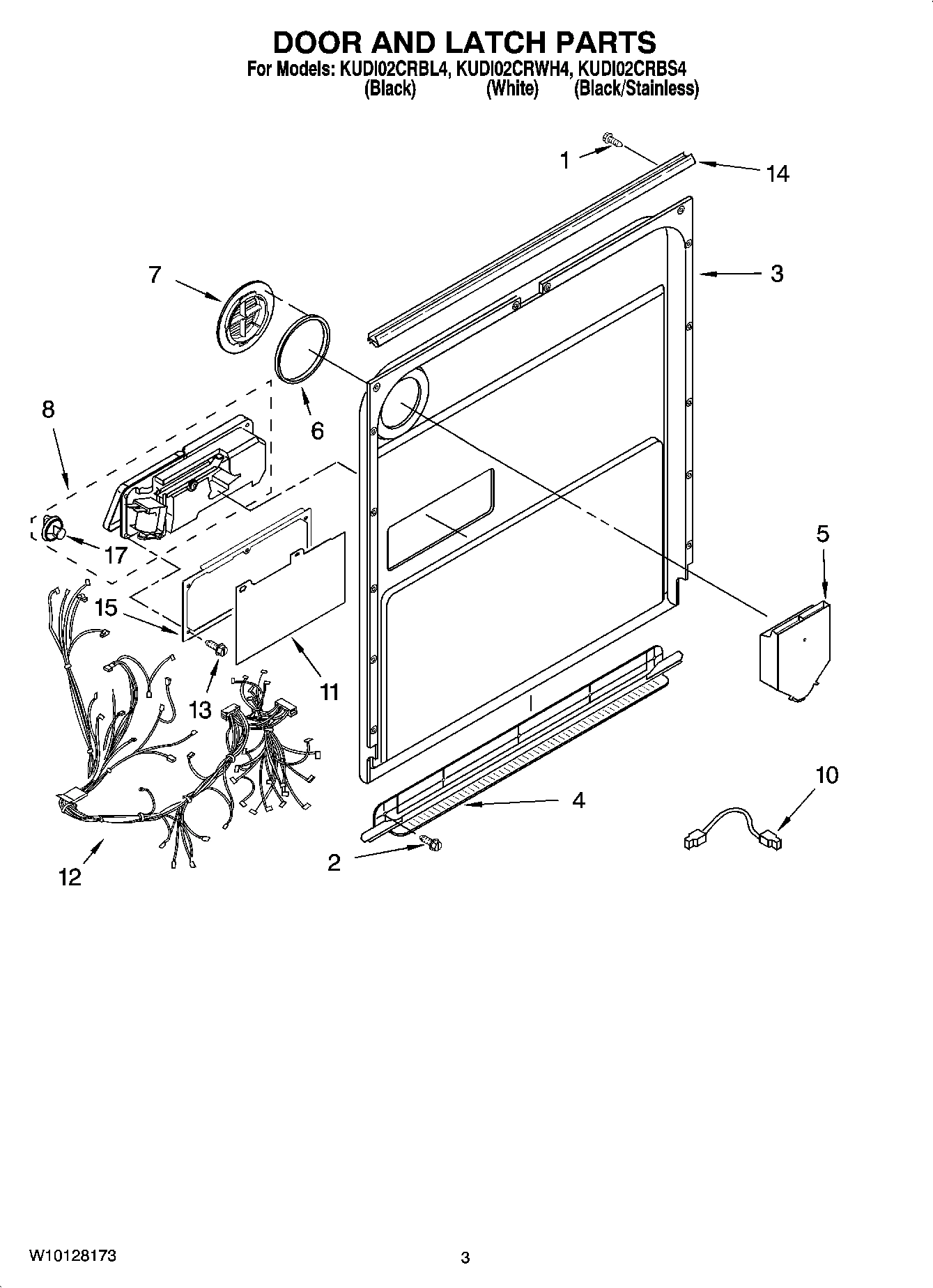 03 - DOOR AND LATCH PARTS