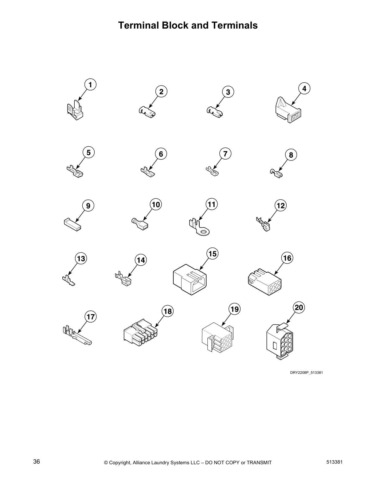Terminal Block and Terminals