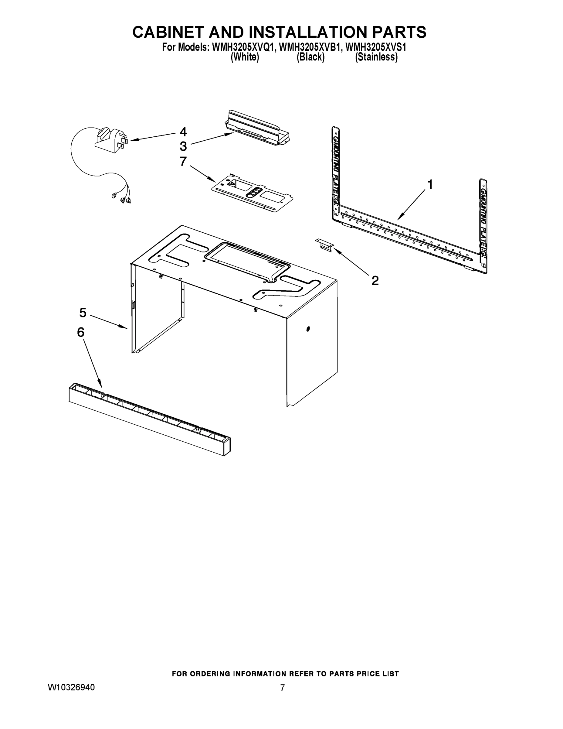 06 - CABINET AND INSTALLATION PARTS
