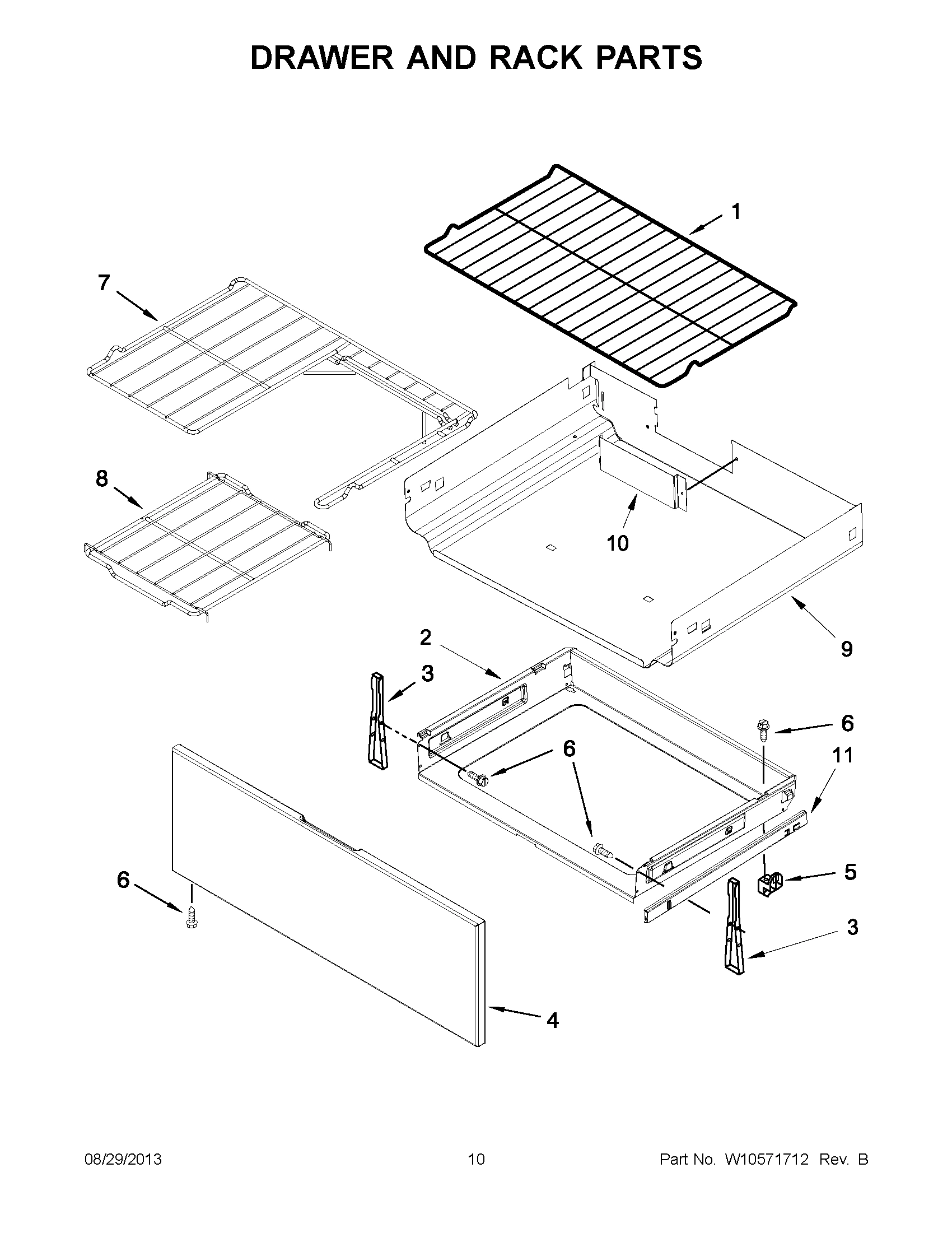 06 - DRAWER AND RACK PARTS