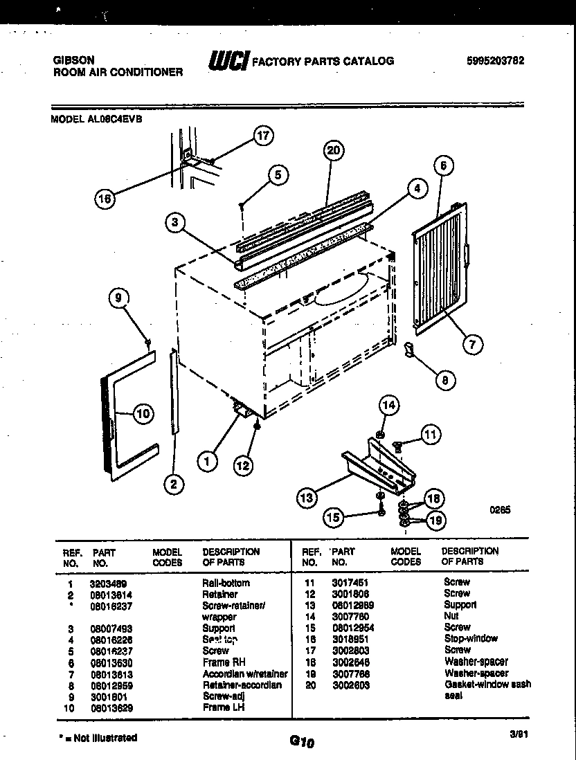 06 - CABINET AND INSTALLATION PARTS