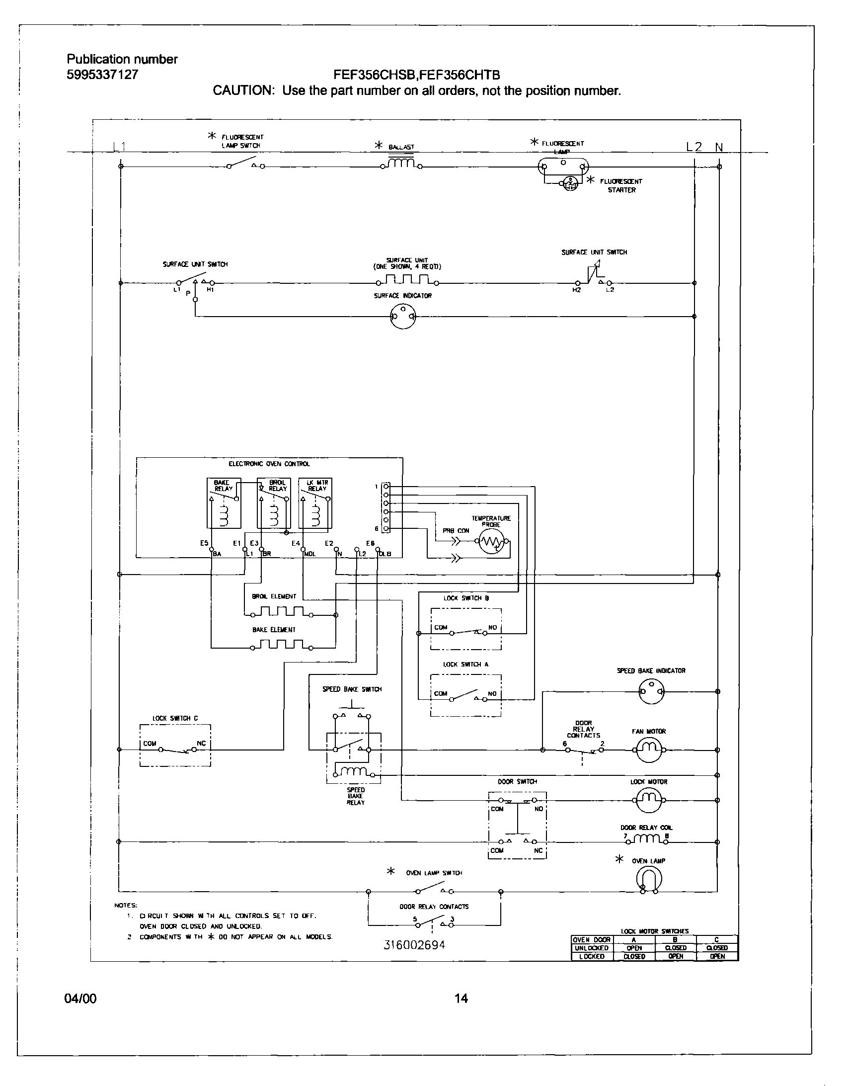 14 - WIRING DIAGRAM