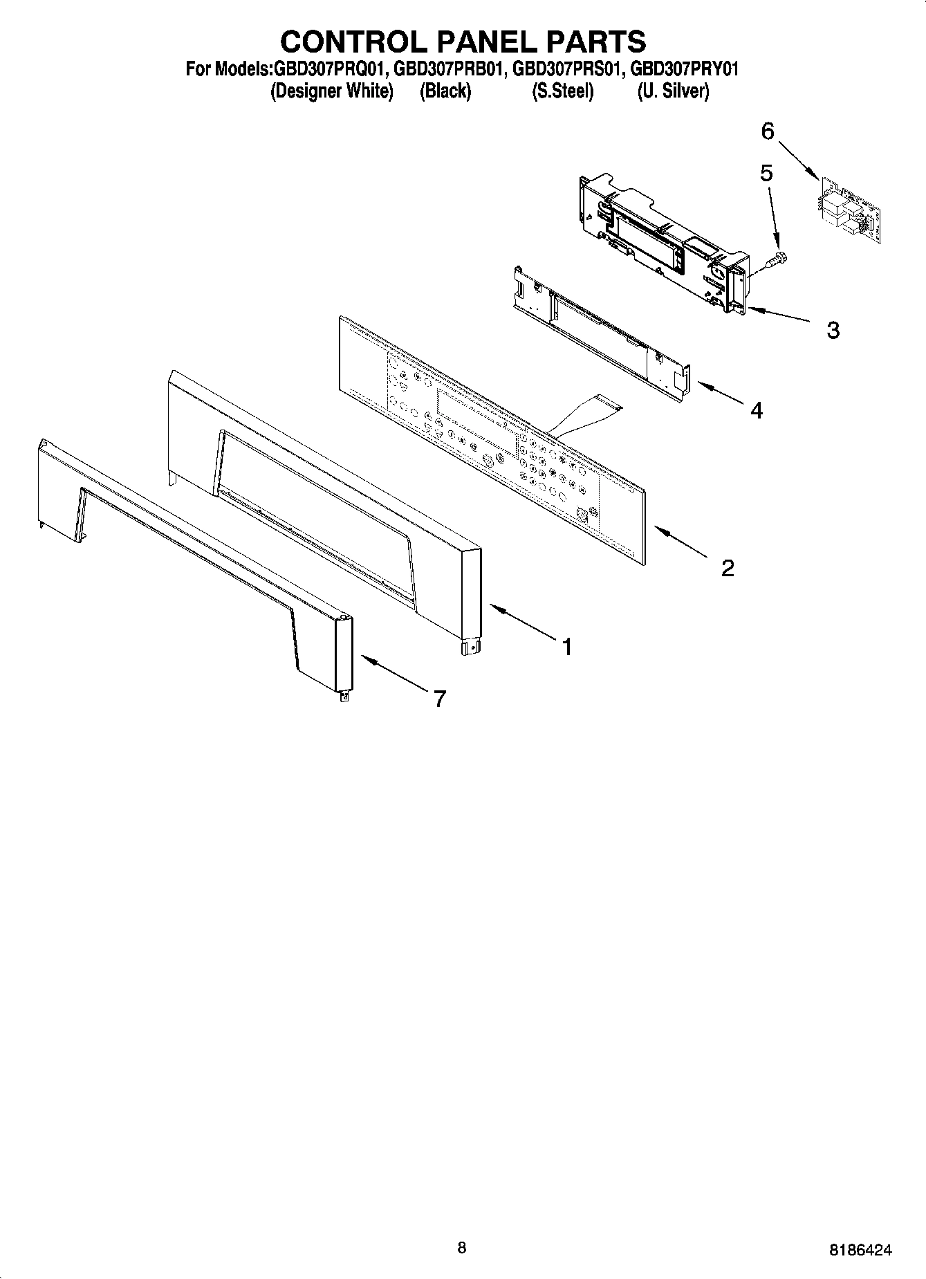 06 - CONTROL PANEL PARTS