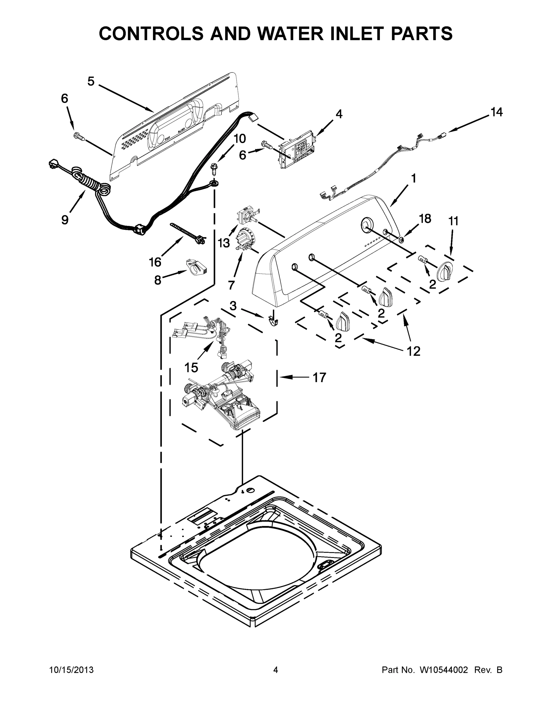 03 - CONTROLS AND WATER INLET PARTS