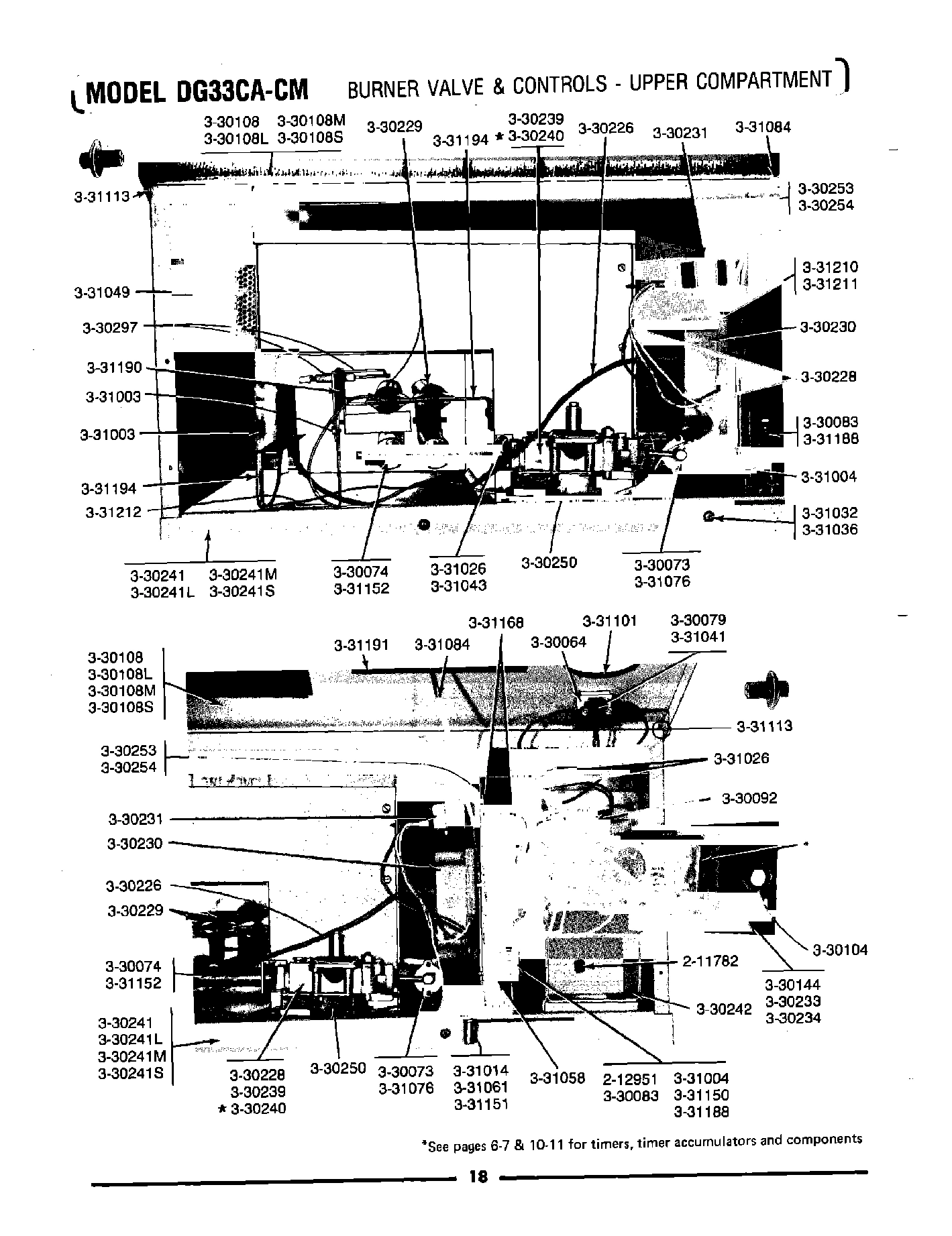 07 - BURNER VALVE & CONTROLS-UPPER COMP.