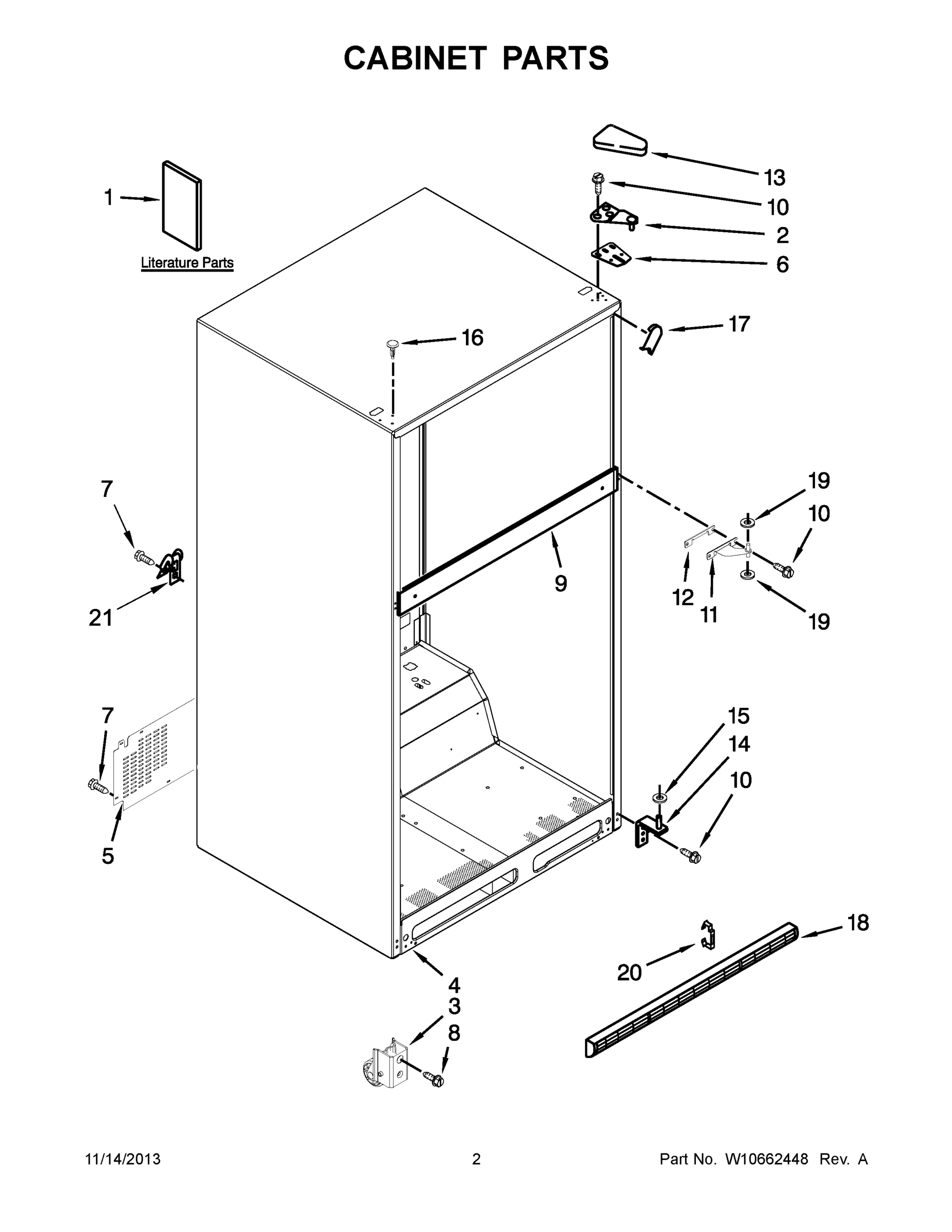 02 - CABINET PARTS