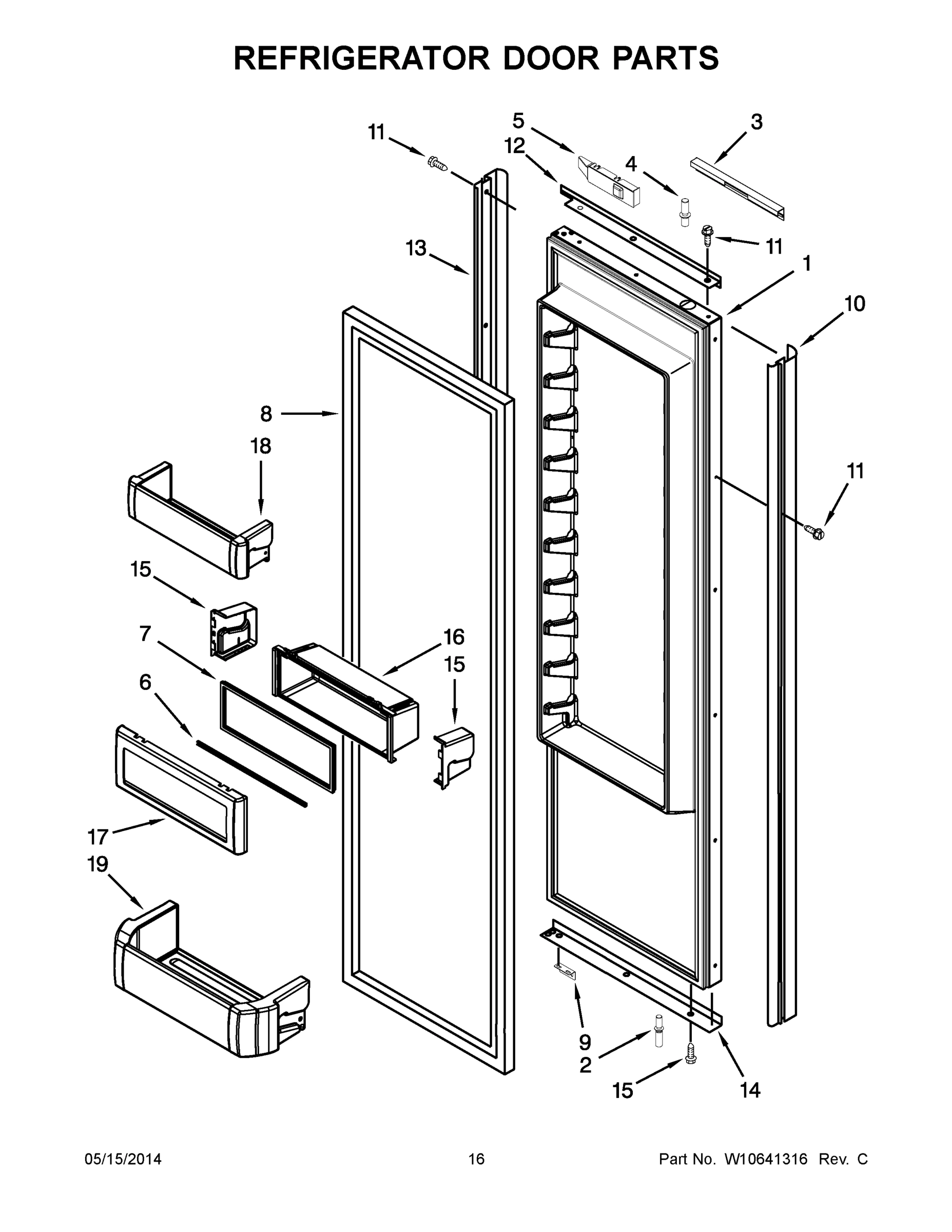 09 - REFRIGERATOR DOOR PARTS
