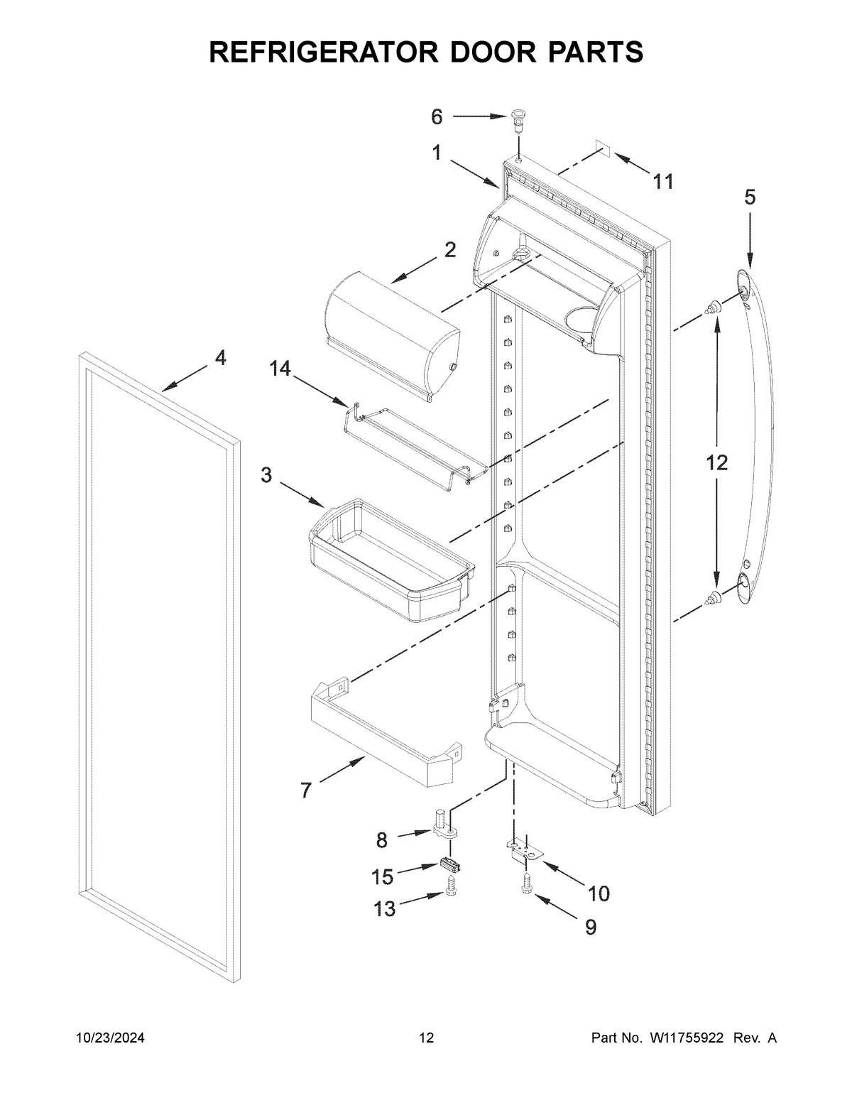 07 - REFRIGERATOR DOOR PARTS
