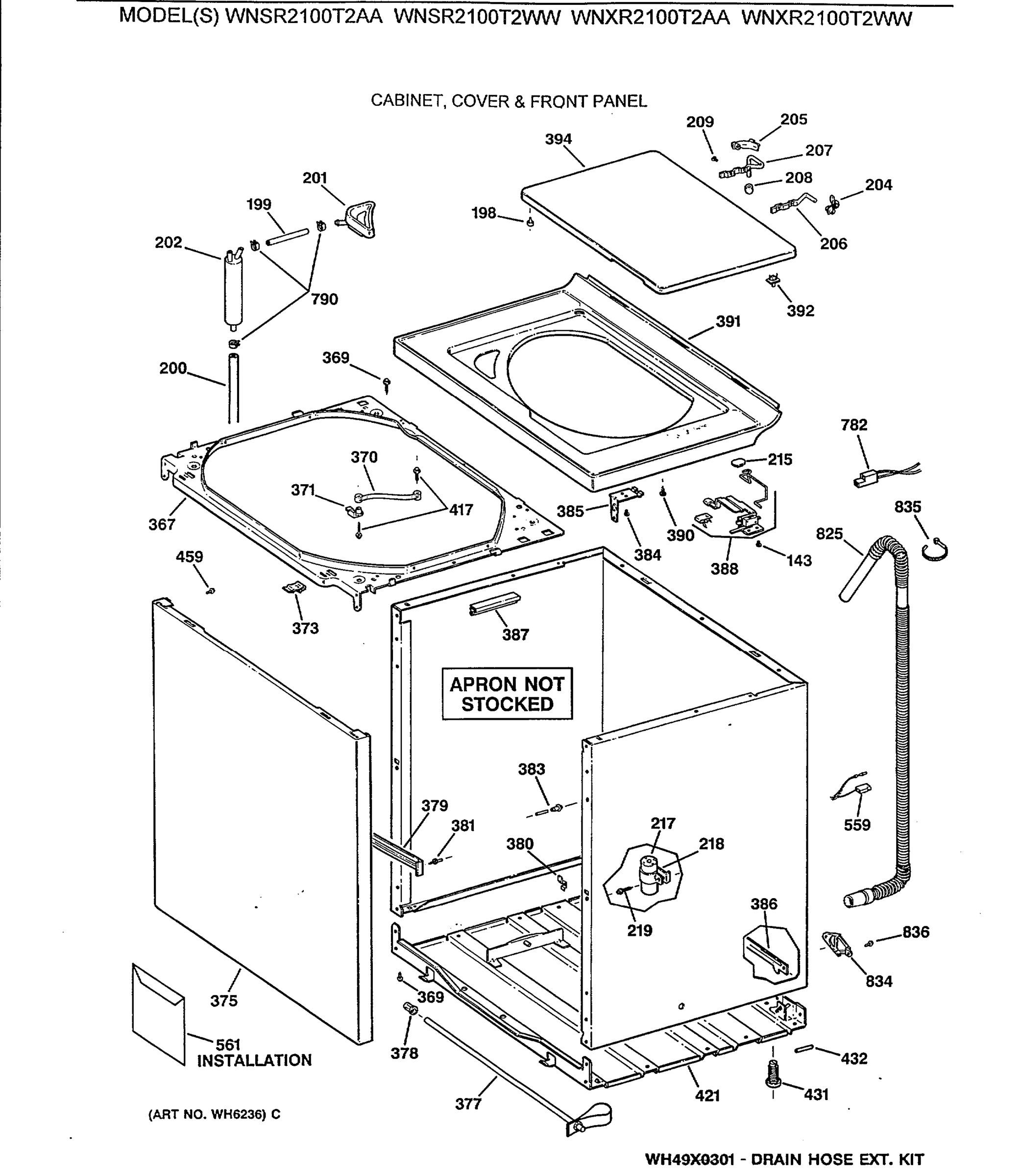 CABINET, COVER & FRONT PANEL