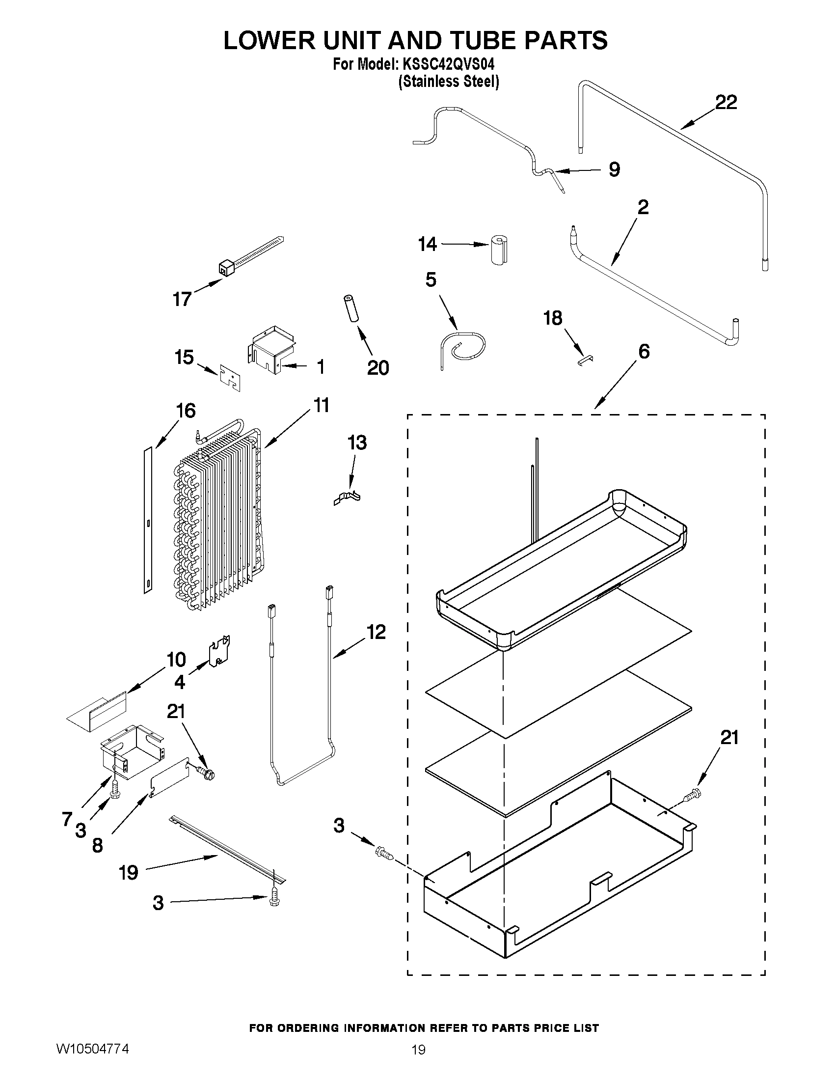 12 - LOWER UNIT AND TUBE PARTS