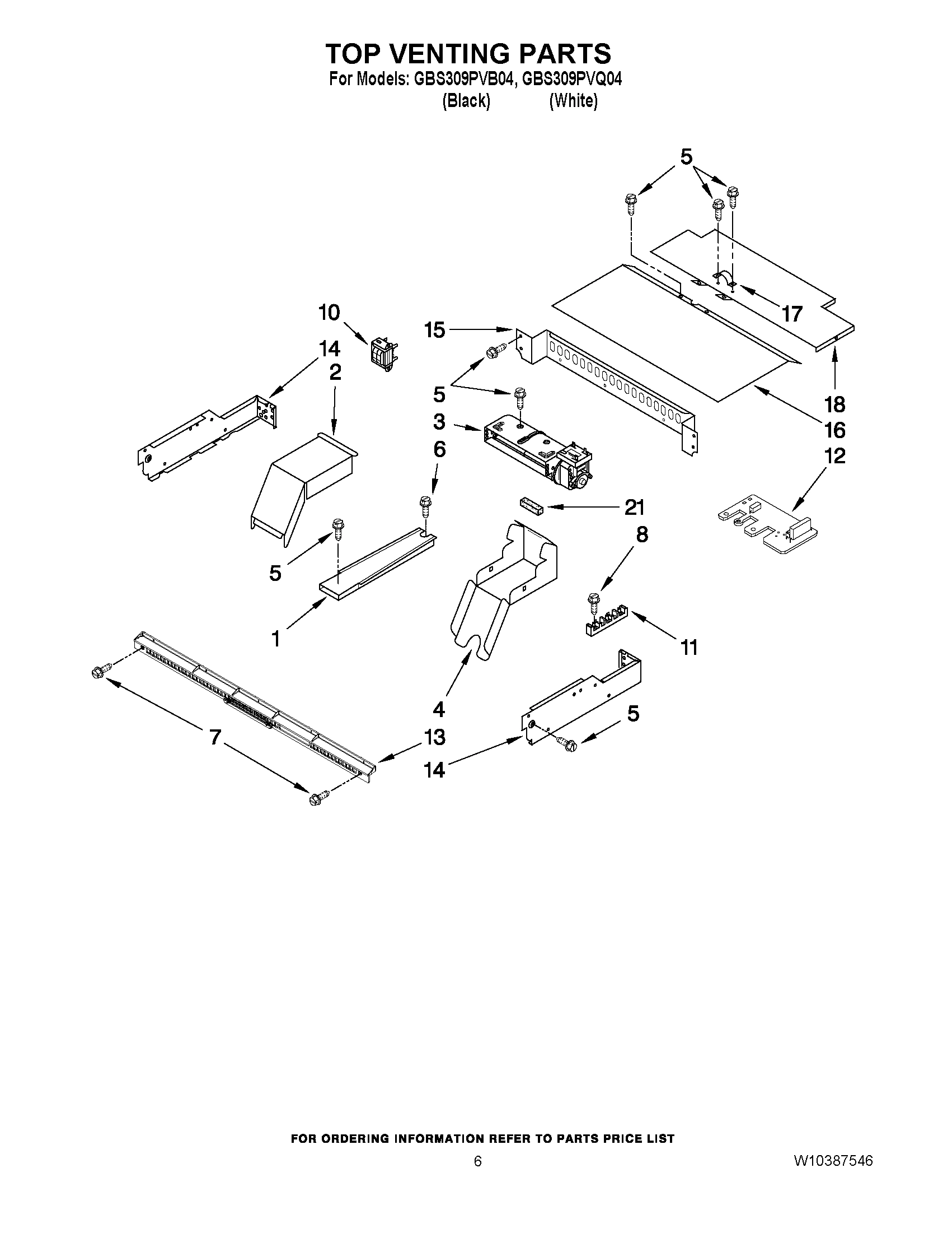 05 - TOP VENTING PARTS