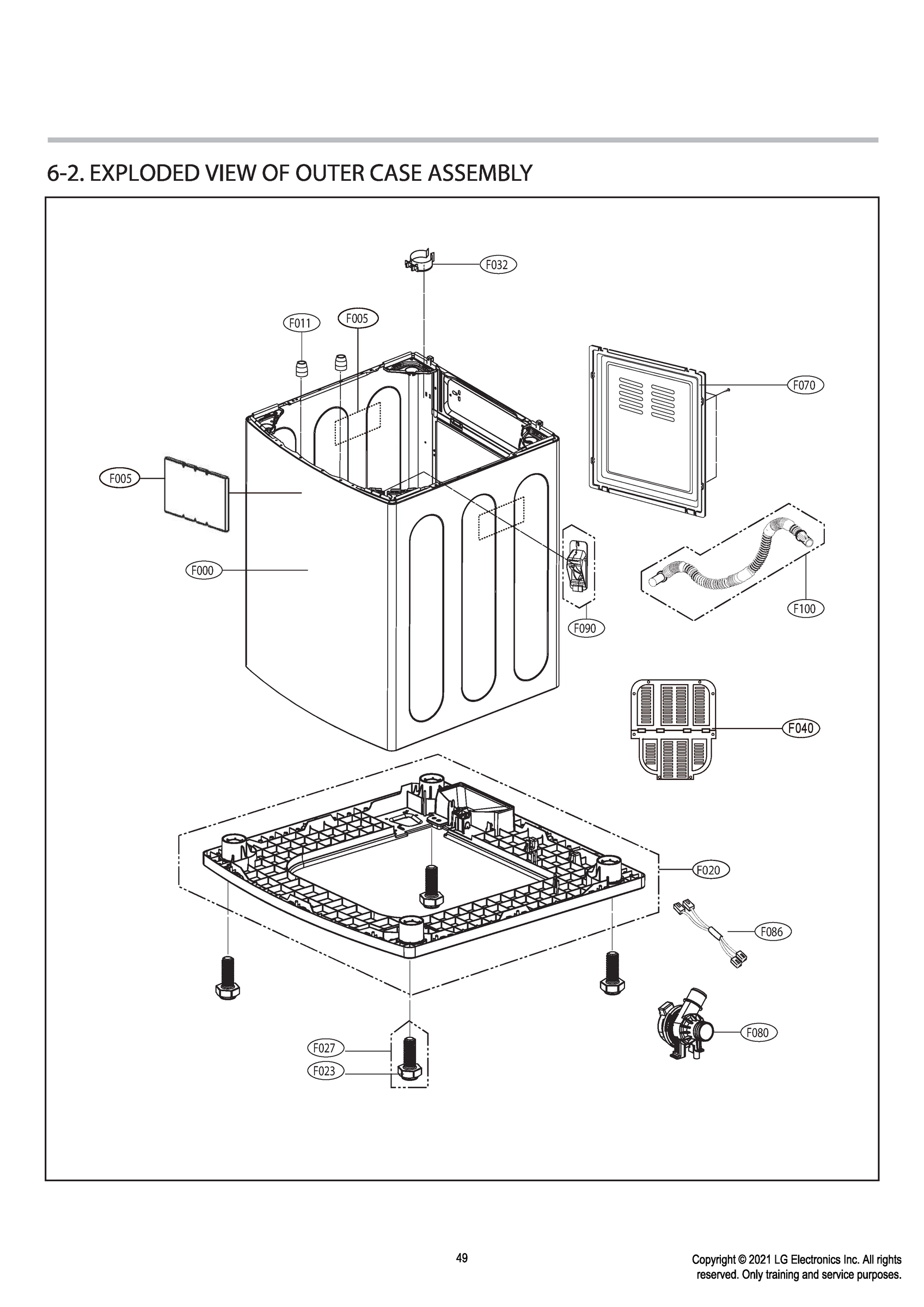 OUTER CASE ASSEMBLY