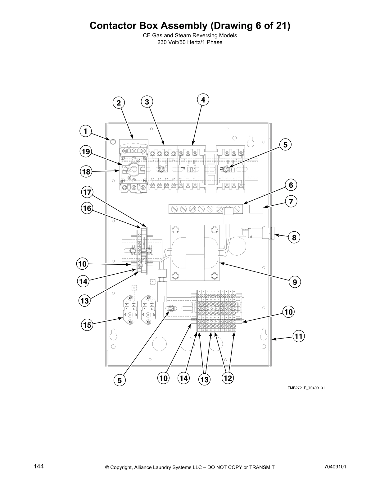Contactor Box Assembly (Drawing 6 of 21)