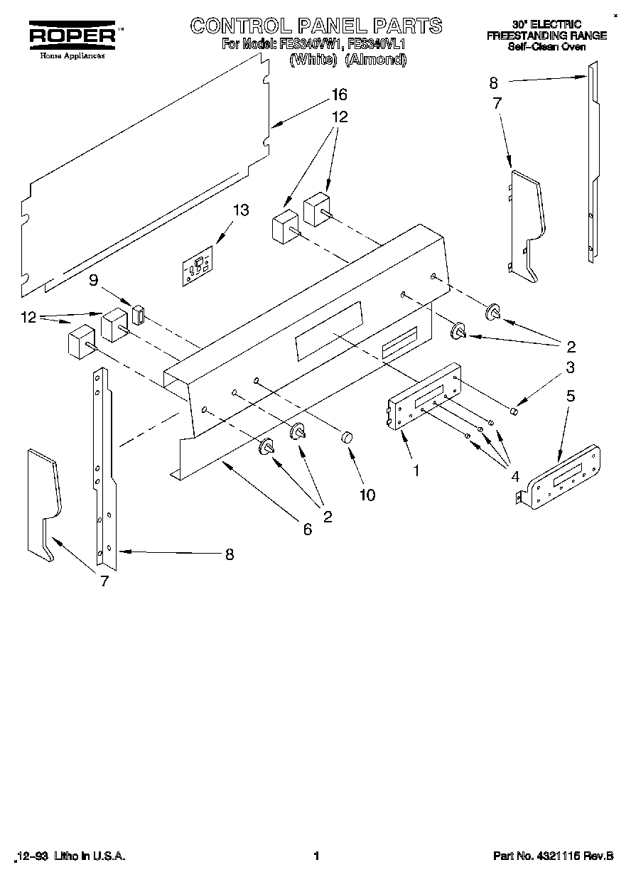 01 - CONTROL PANEL, LITERATURE