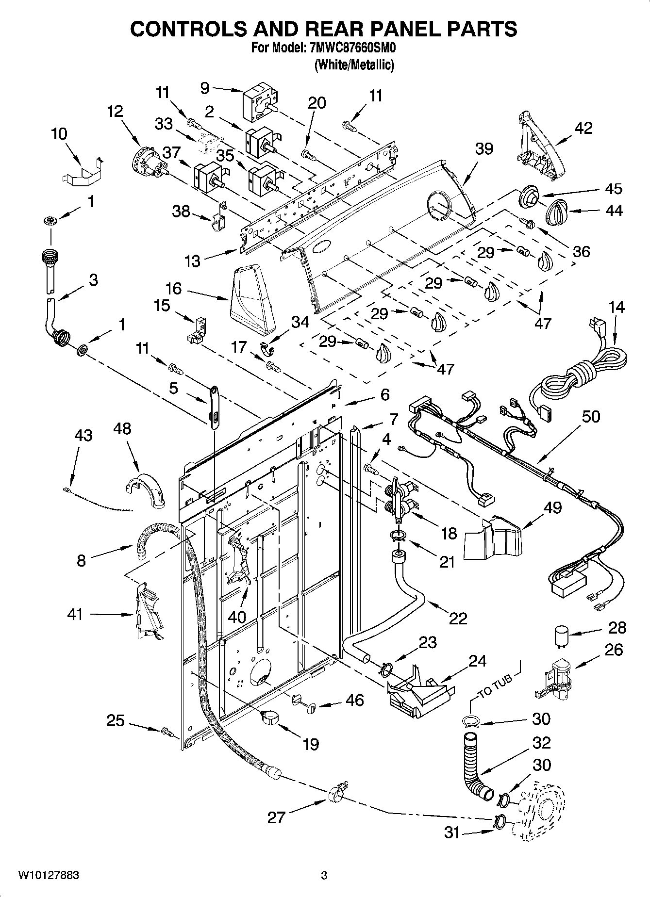 02 - CONTROLS AND REAR PANEL PARTS