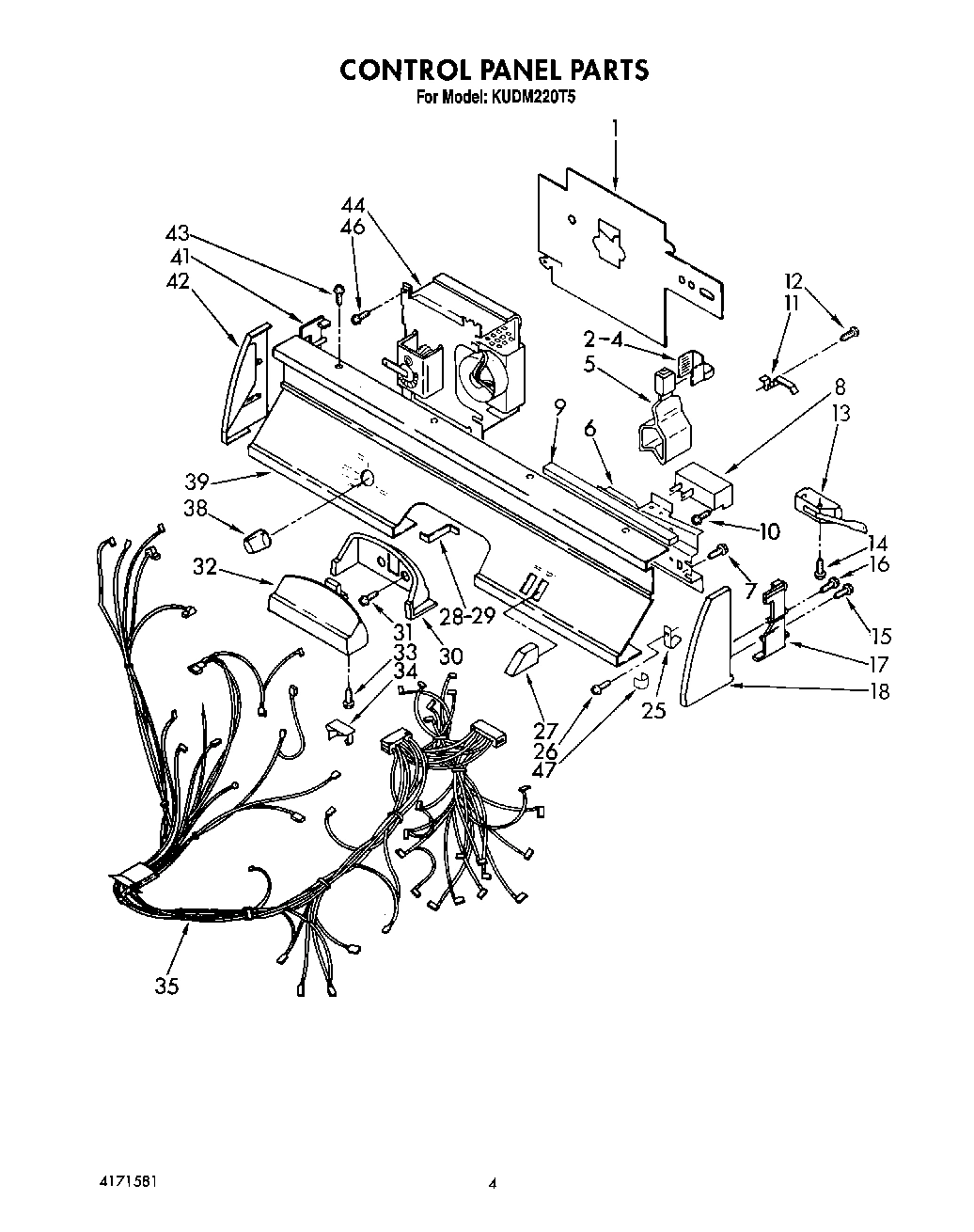 04 - CONTROL PANEL, LIT/OPTIONAL