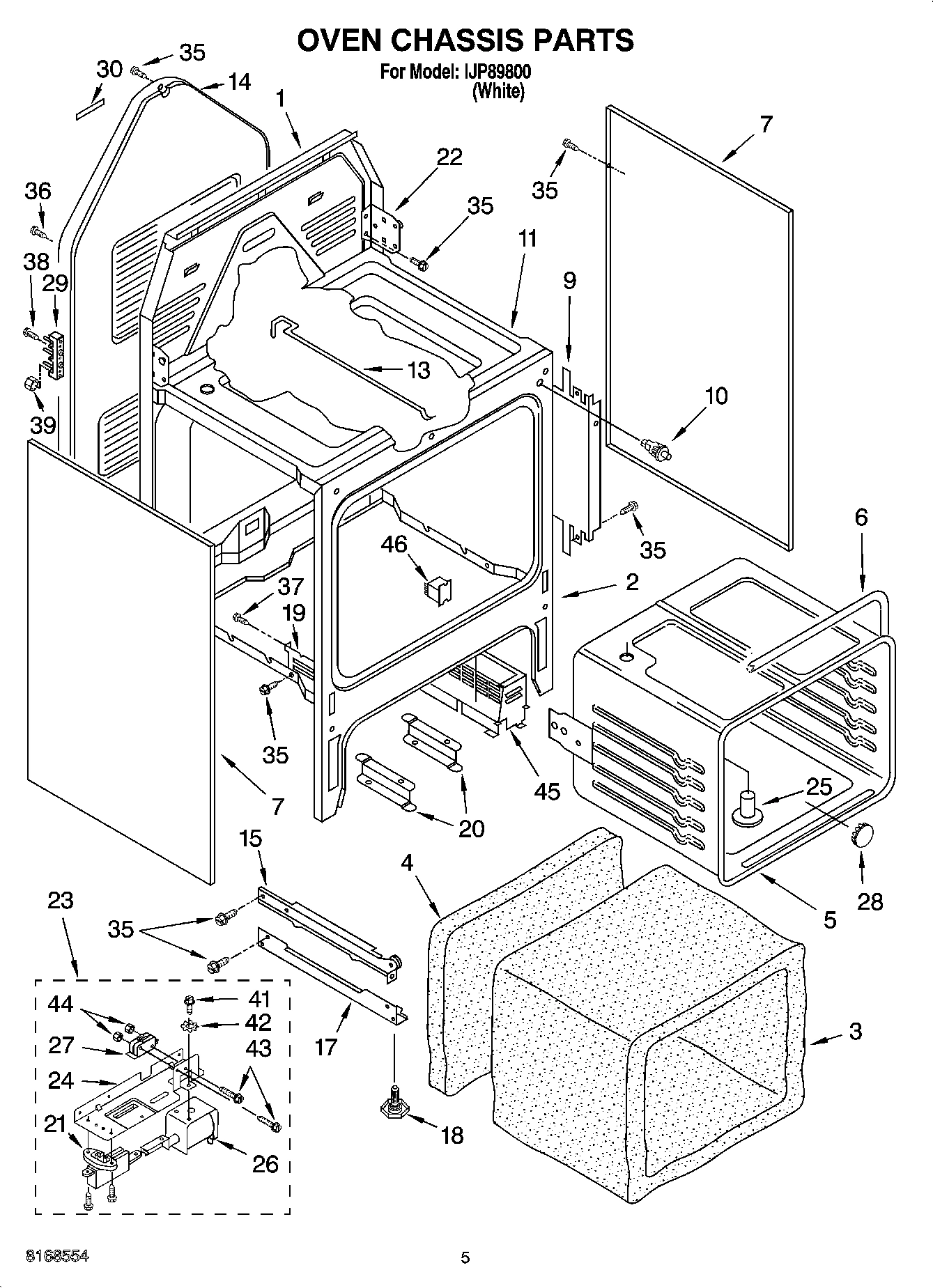 04 - OVEN CHASSIS PARTS