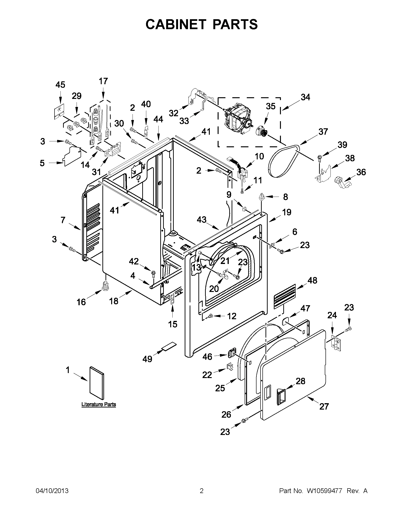 01 - CABINET PARTS