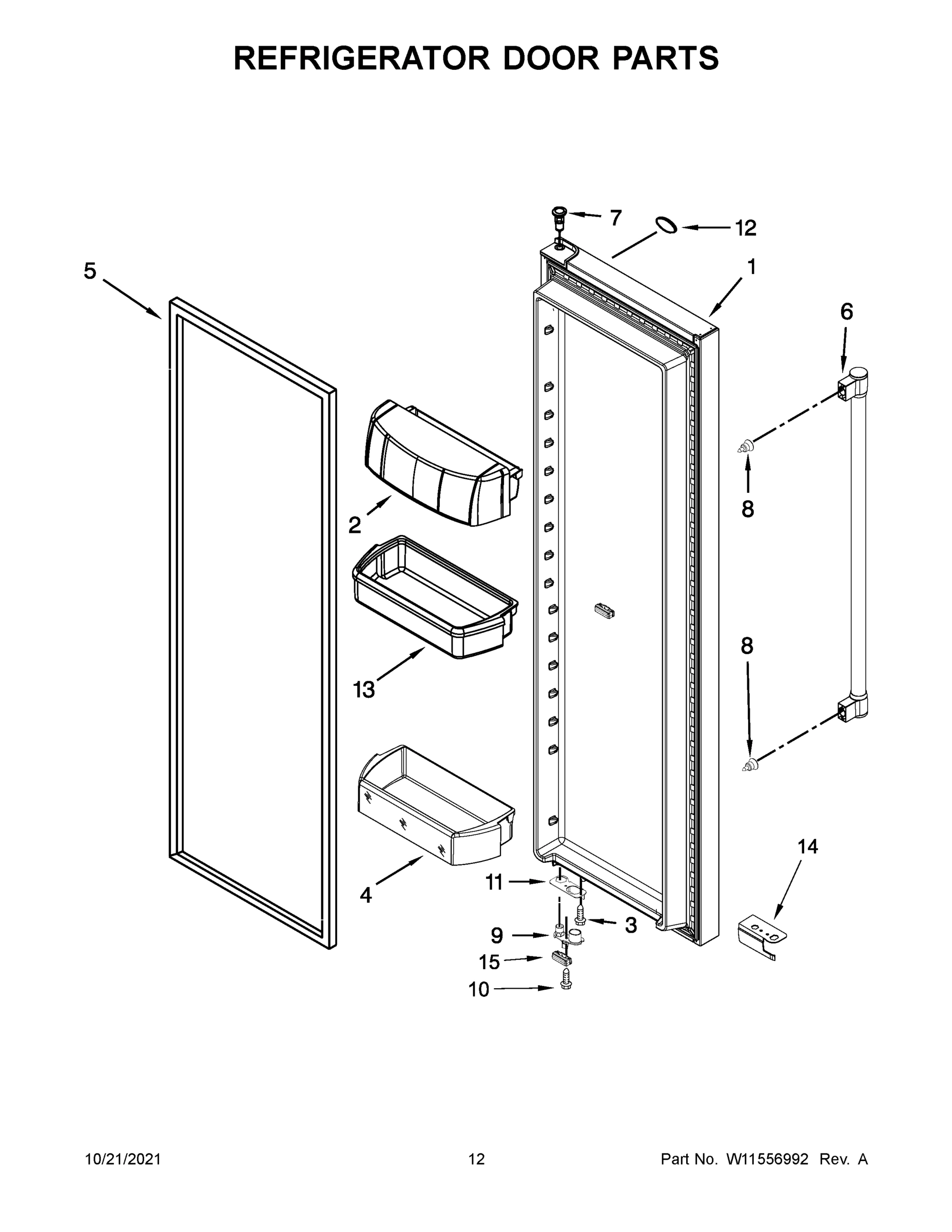 07 - REFRIGERATOR DOOR PARTS