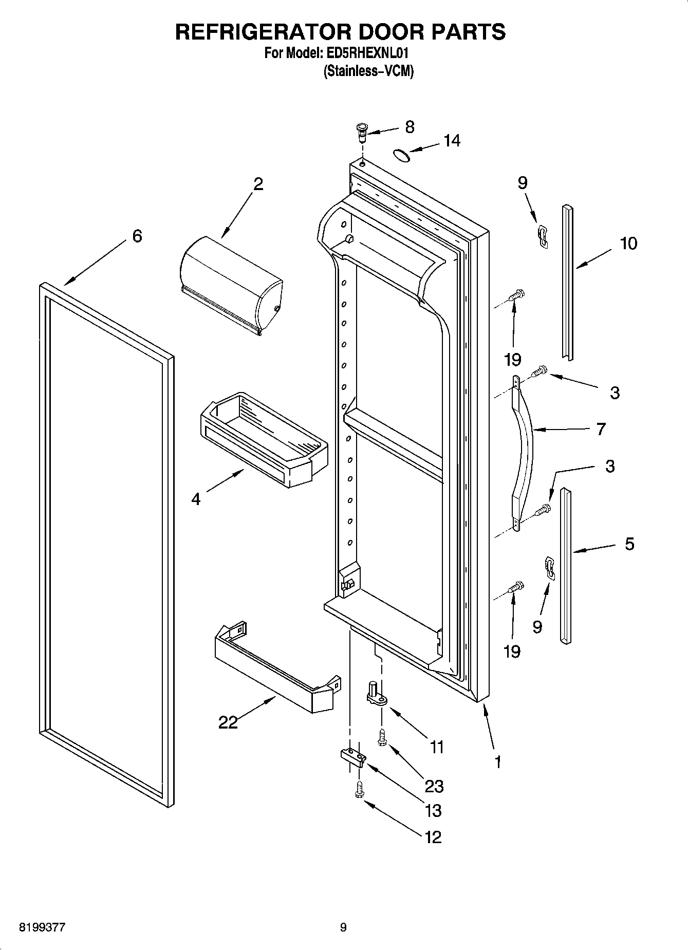 06 - REFRIGERATOR DOOR PARTS