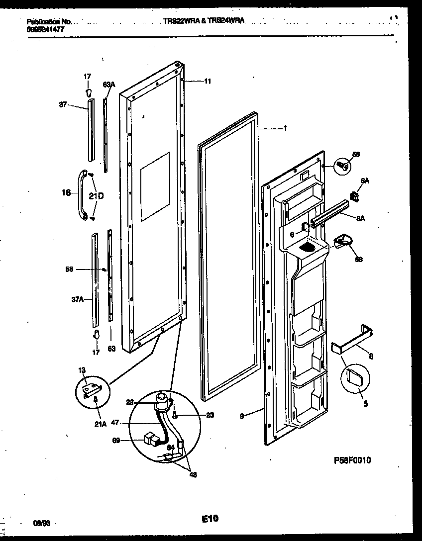 02 - FREEZER DOOR PARTS