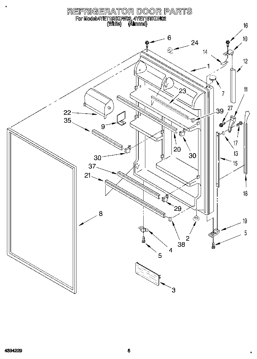 04 - REFRIGERATOR DOOR