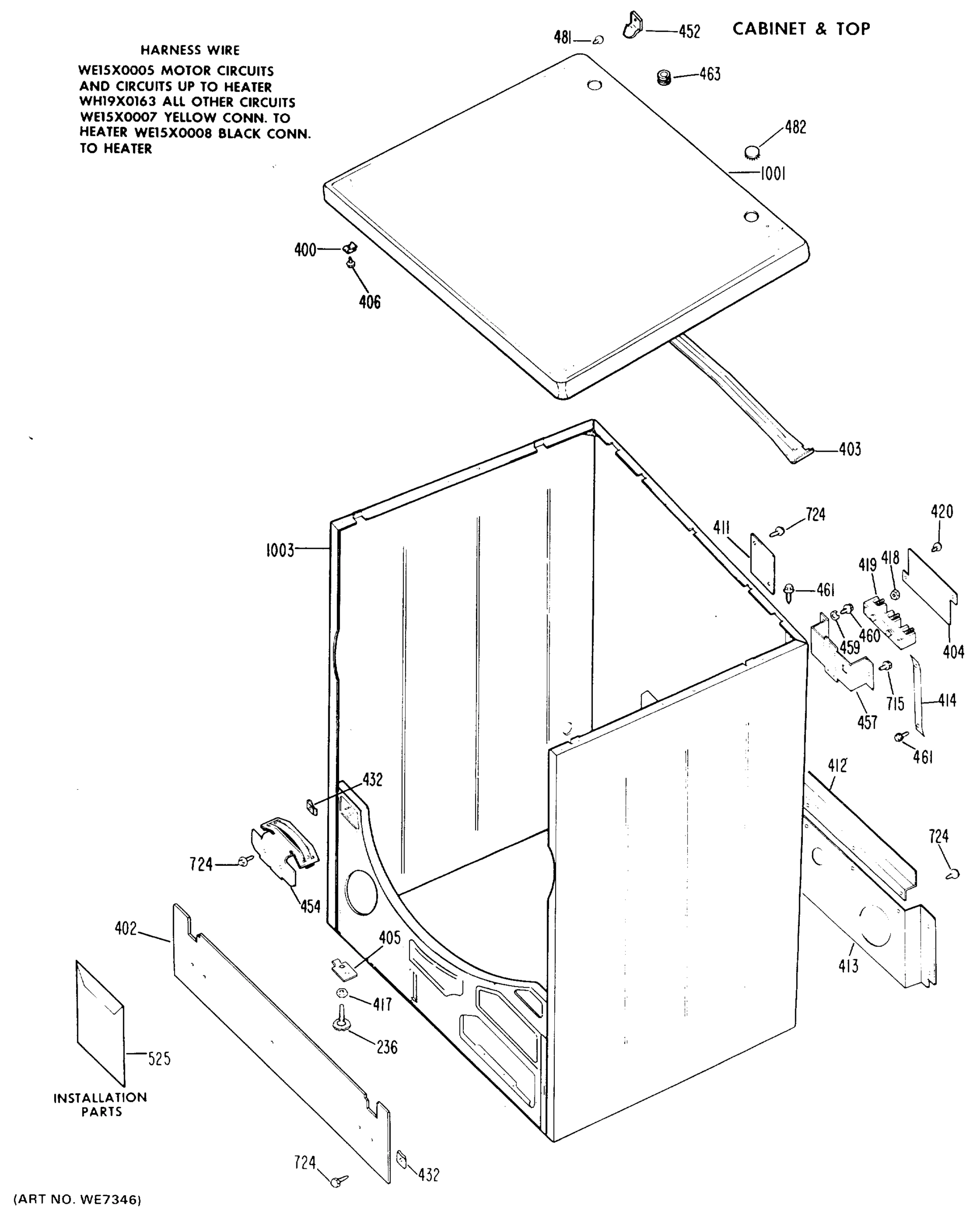 CABINET & TOP
