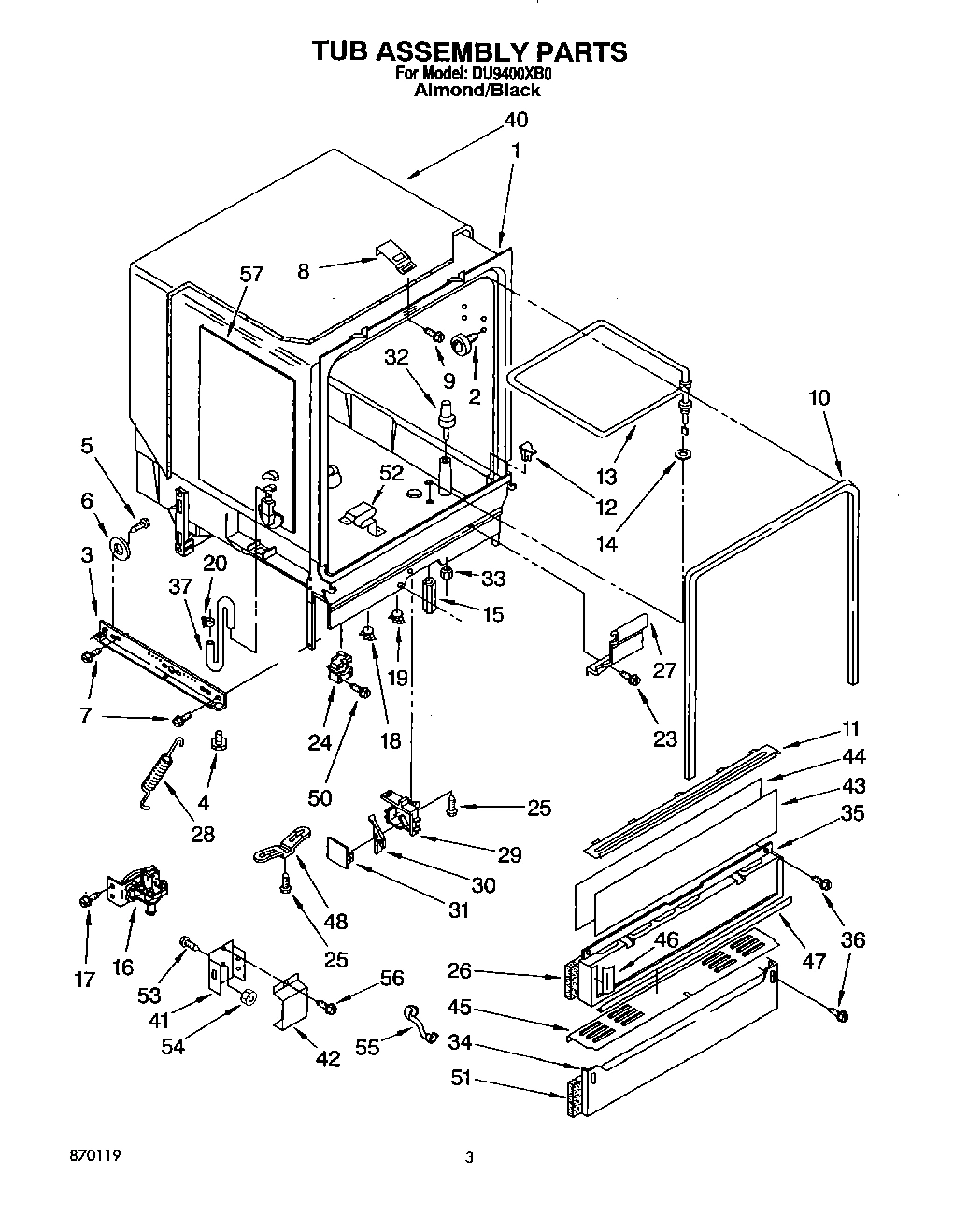 03 - TUB ASSEMBLY